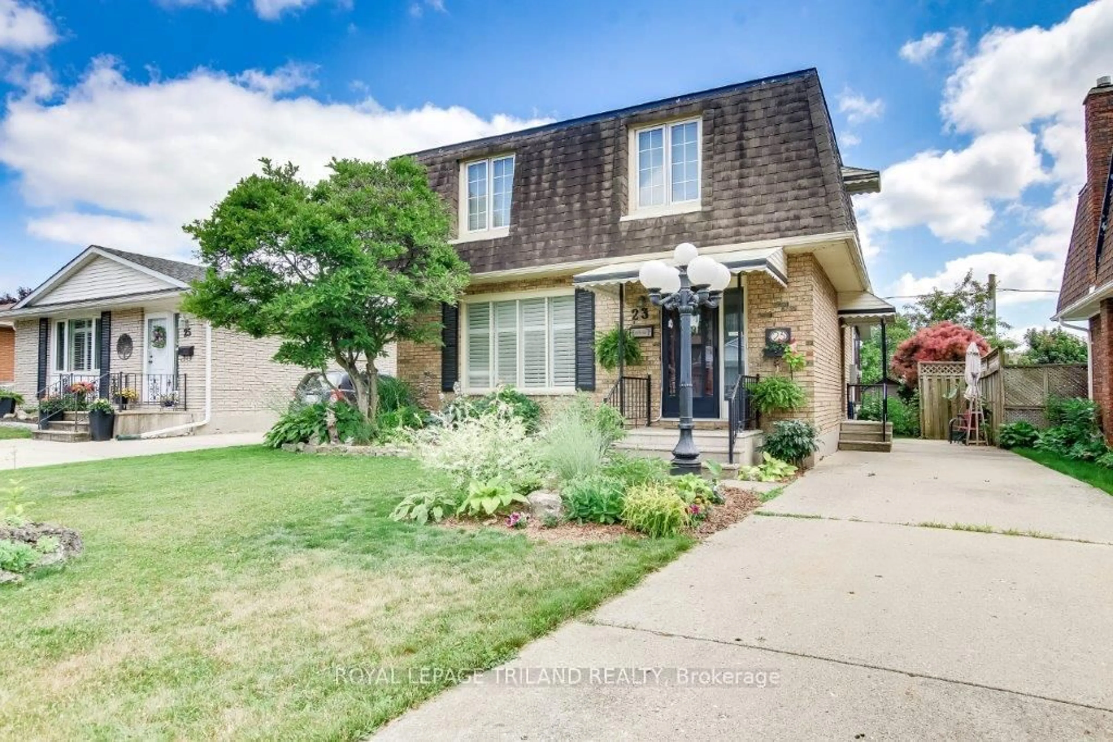 Home with brick exterior material, street for 23 Dyer St, St. Thomas Ontario N5R 5K2