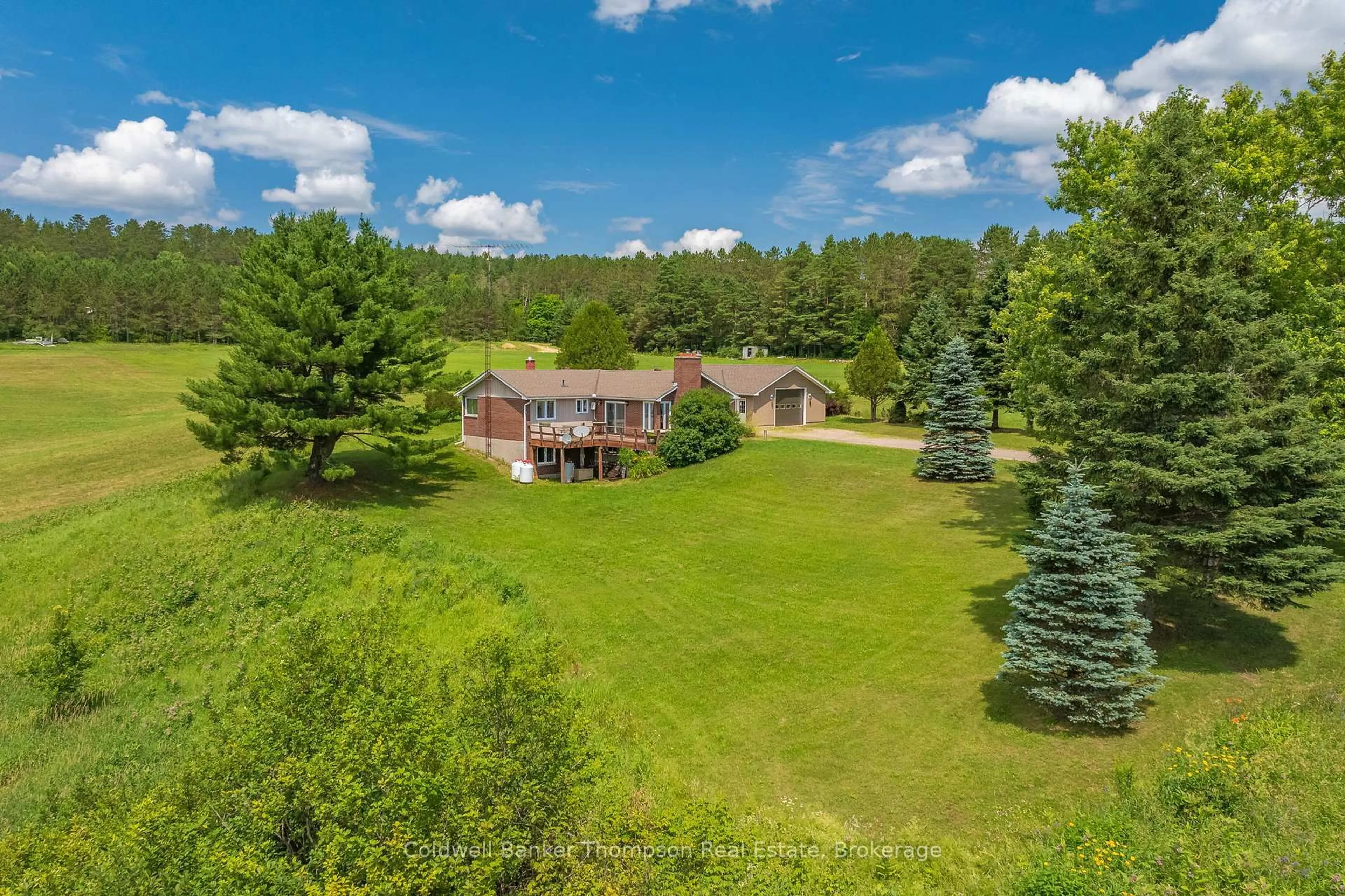 A pic from outside/outdoor area/front of a property/back of a property/a pic from drone, unknown for 832 Chetwynd Rd, Armour Ontario P0A 1C0