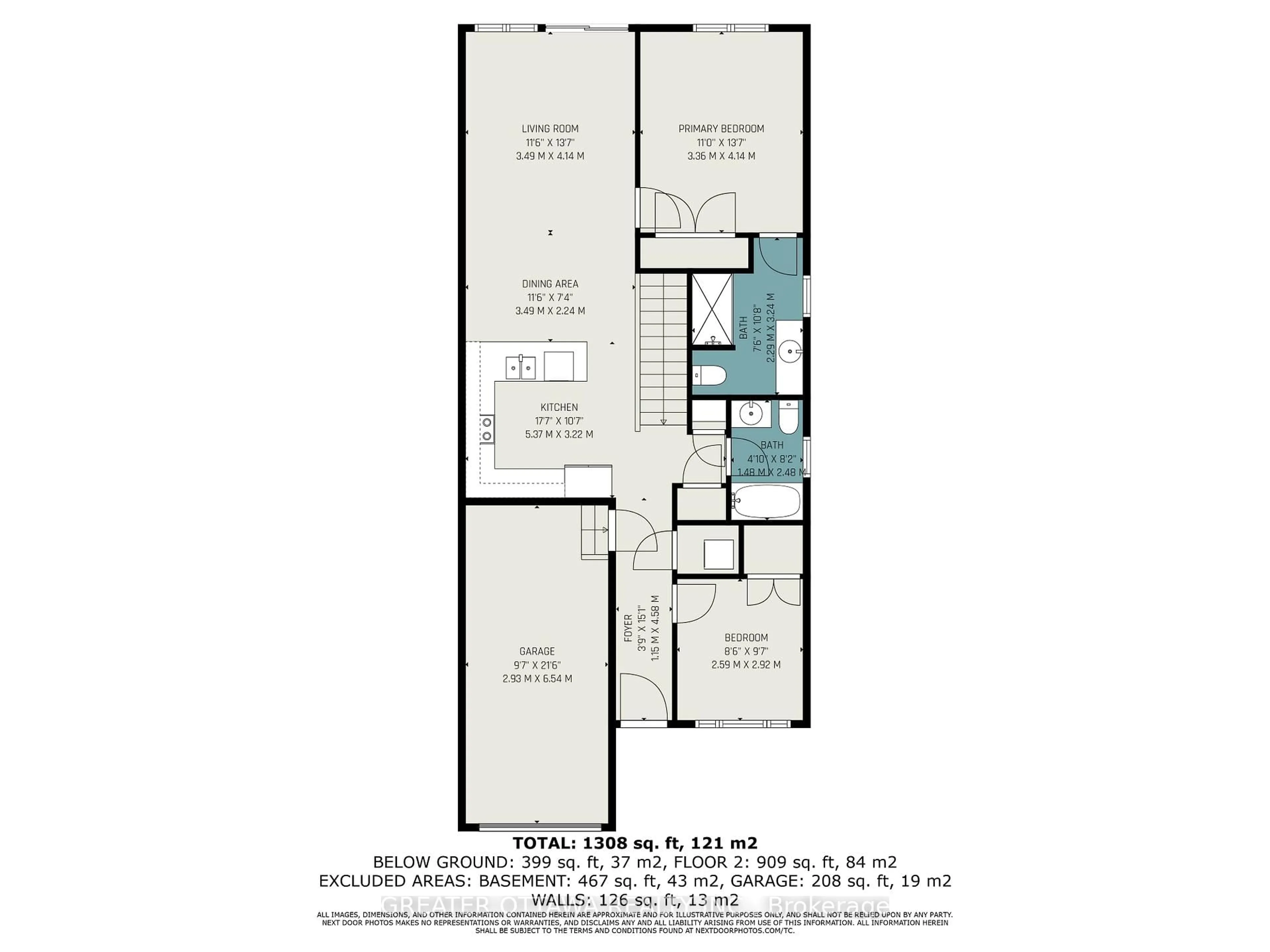 Floor plan for 18 Morgan Clouthier Way, Arnprior Ontario K7S 0K1