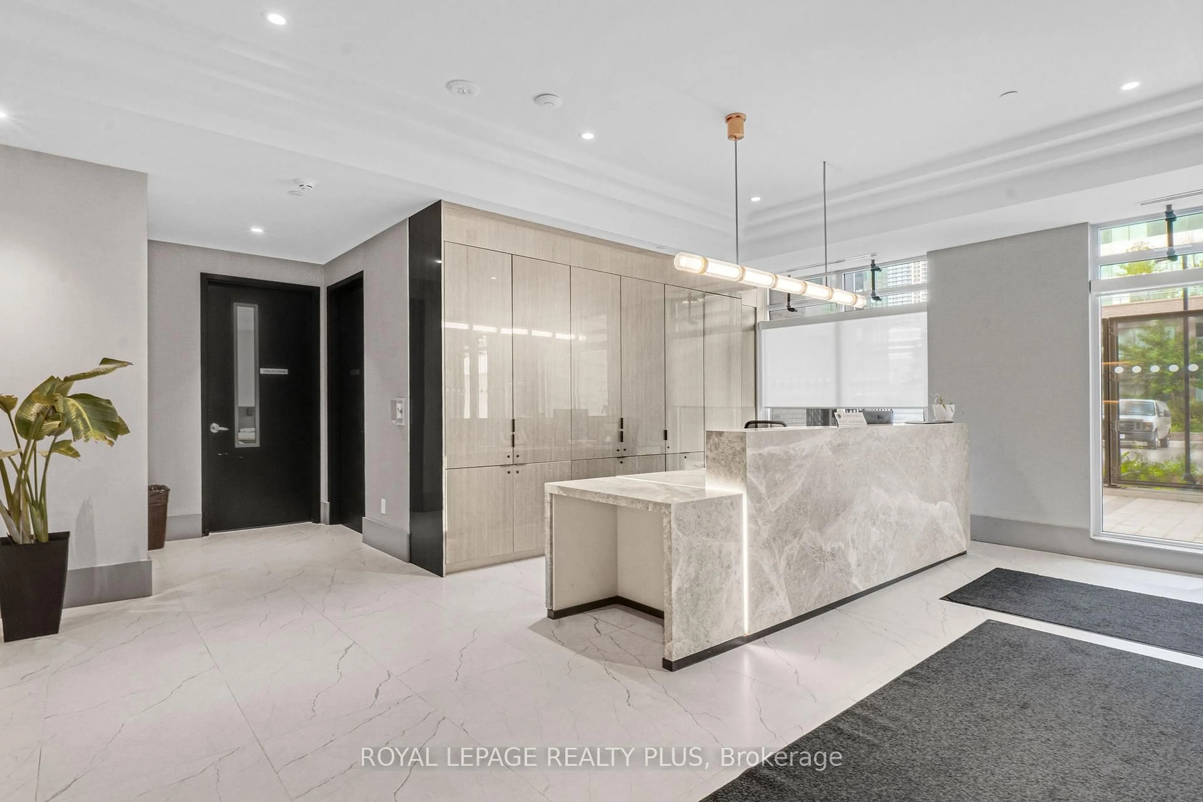 Contemporary kitchen, ceramic/tile floor for 55 Duke St #233, Kitchener Ontario N2H 0C9