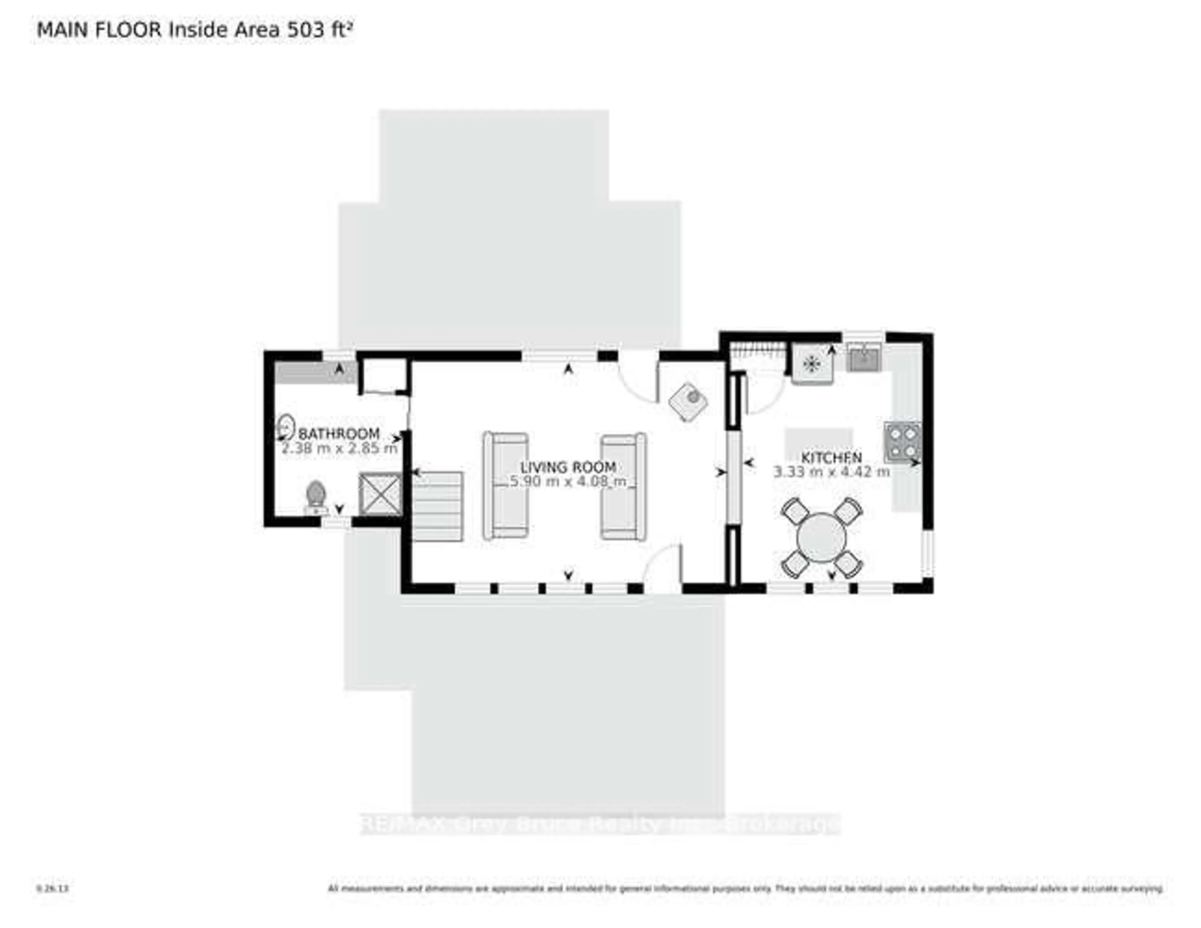 Floor plan for 74 Smokehouse Island, South Bruce Peninsula Ontario N0H 2T0