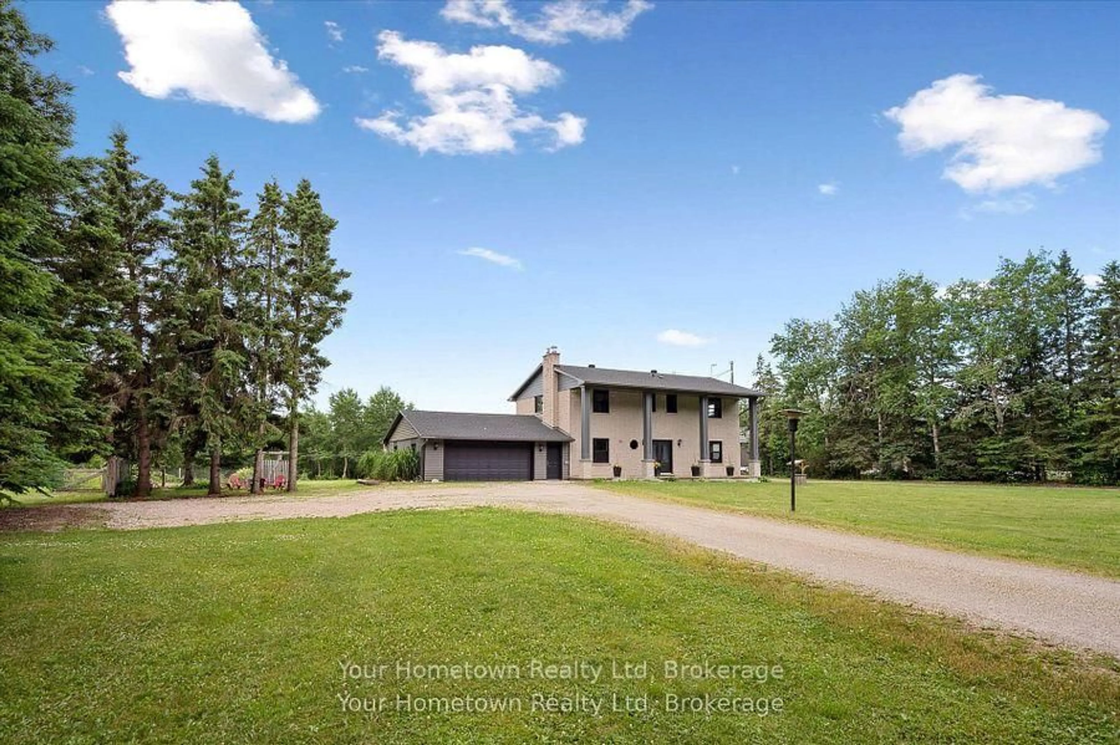 A pic from outside/outdoor area/front of a property/back of a property/a pic from drone, unknown for 6878 Wellington Rd 16 Rd, Centre Wellington Ontario N0B 1J0