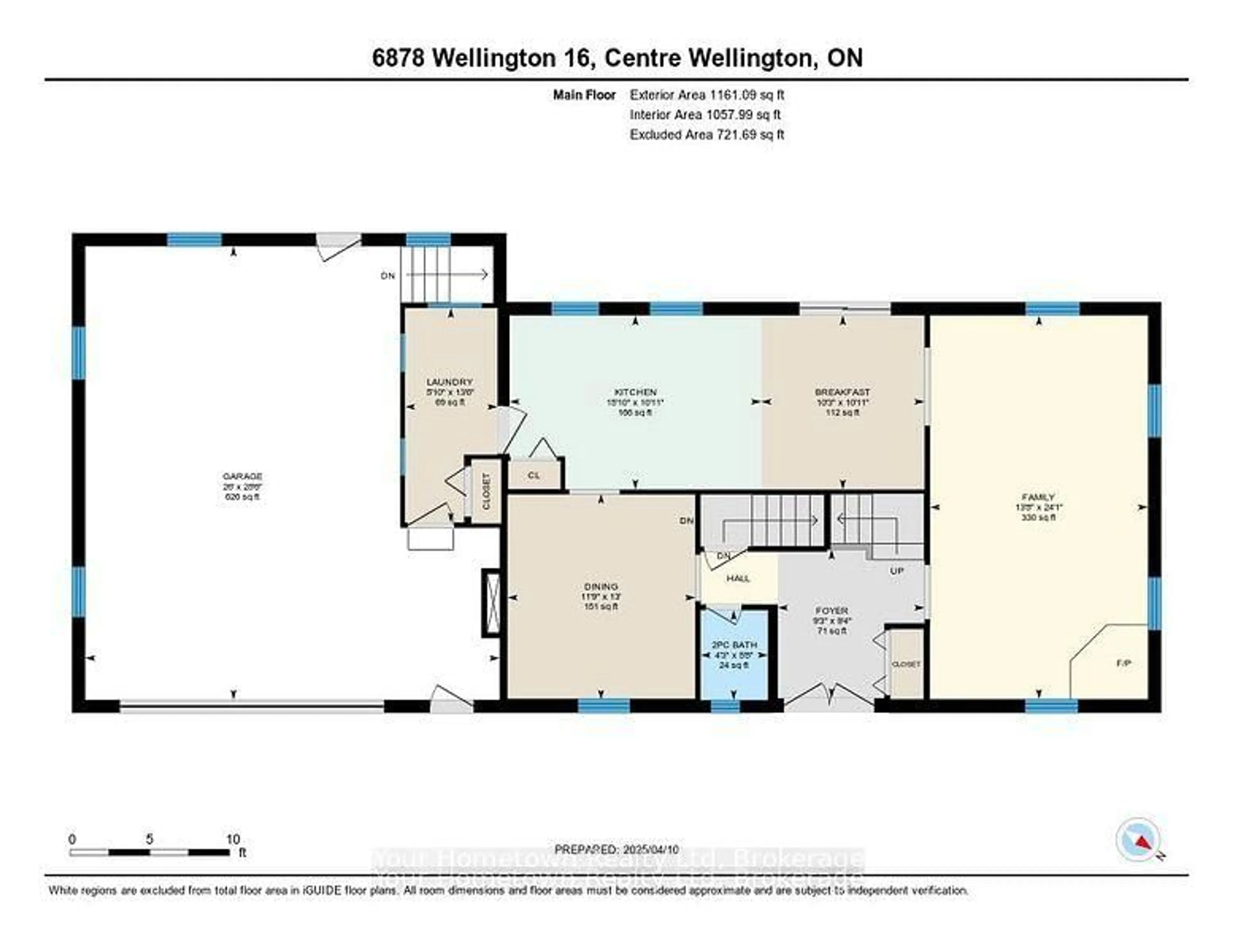 Floor plan for 6878 Wellington Rd 16 Rd, Centre Wellington Ontario N0B 1J0