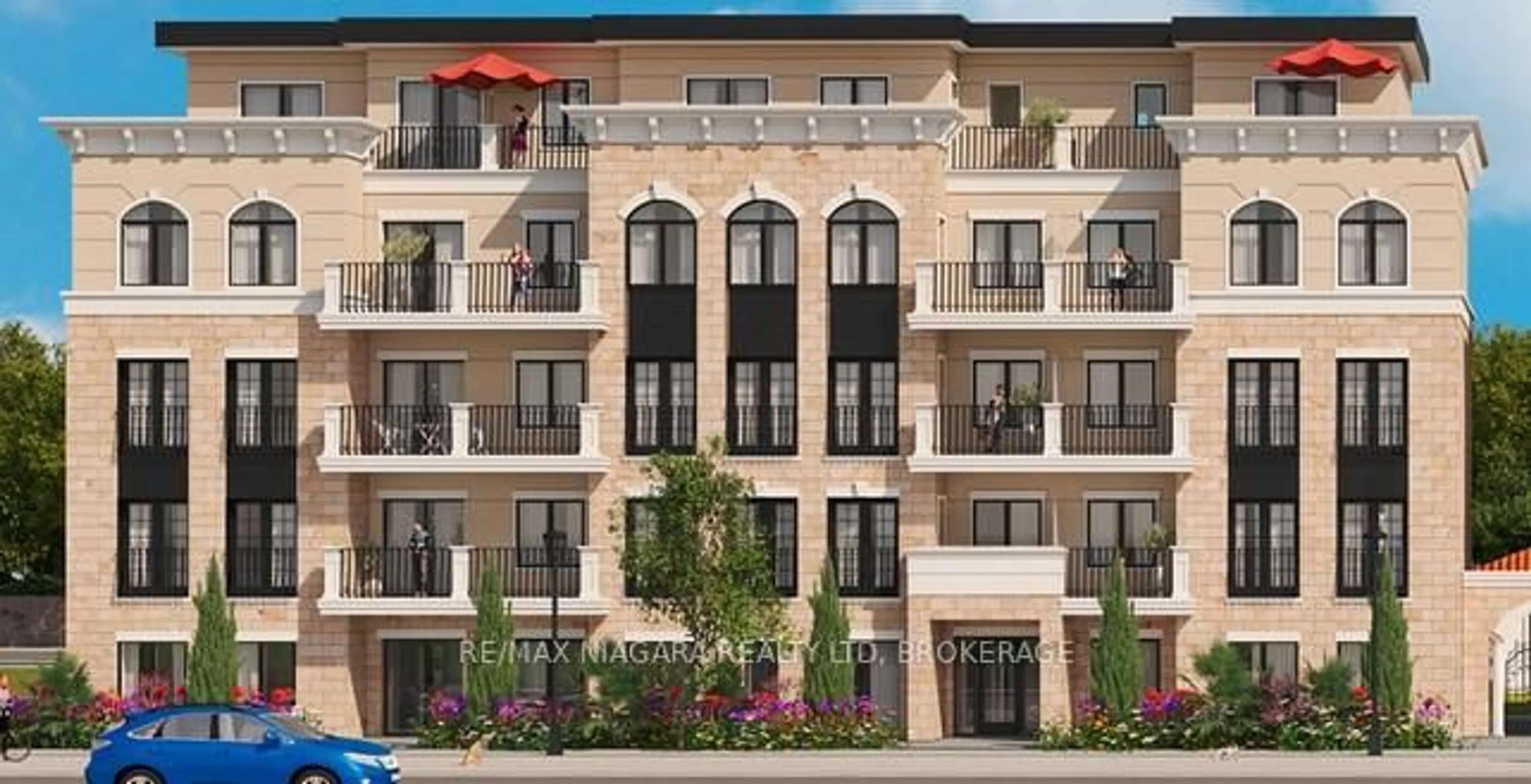 Balcony in the apartment, building for 1024 VANSICKLE Rd #407A, St. Catharines Ontario L2S 2X3