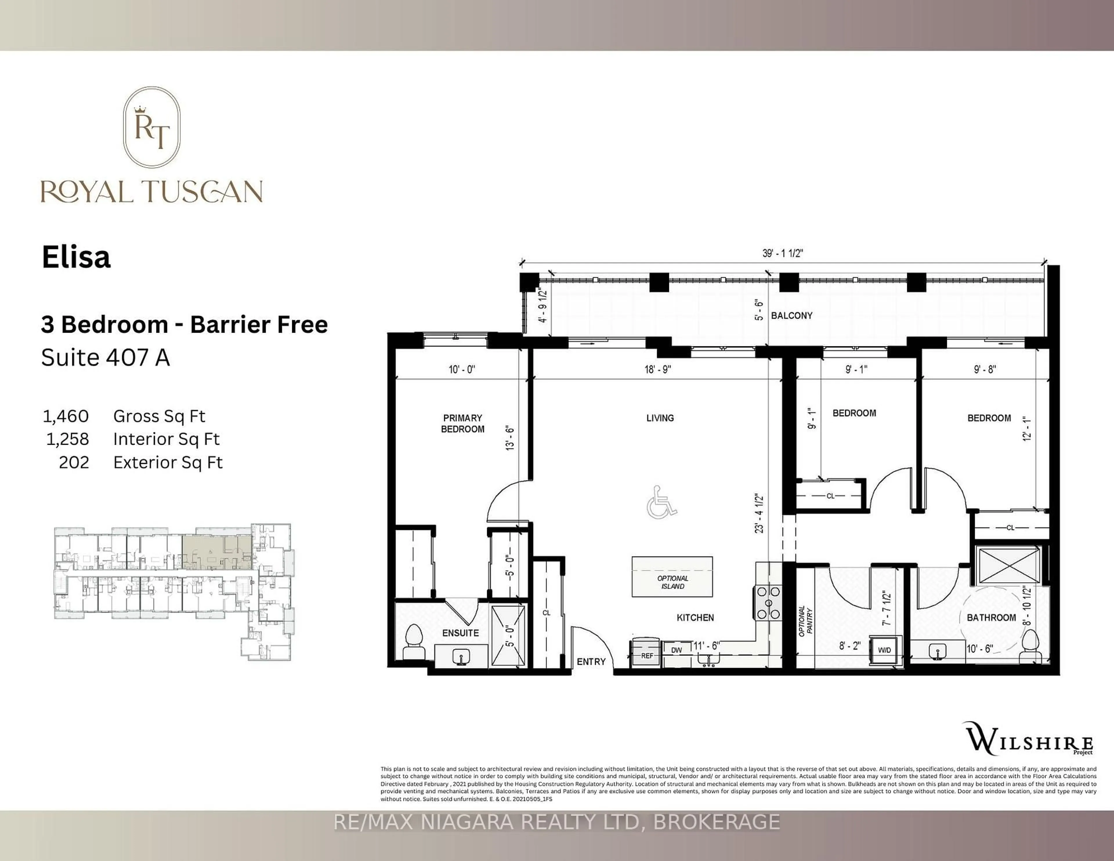 Floor plan for 1024 VANSICKLE Rd #407A, St. Catharines Ontario L2S 2X3