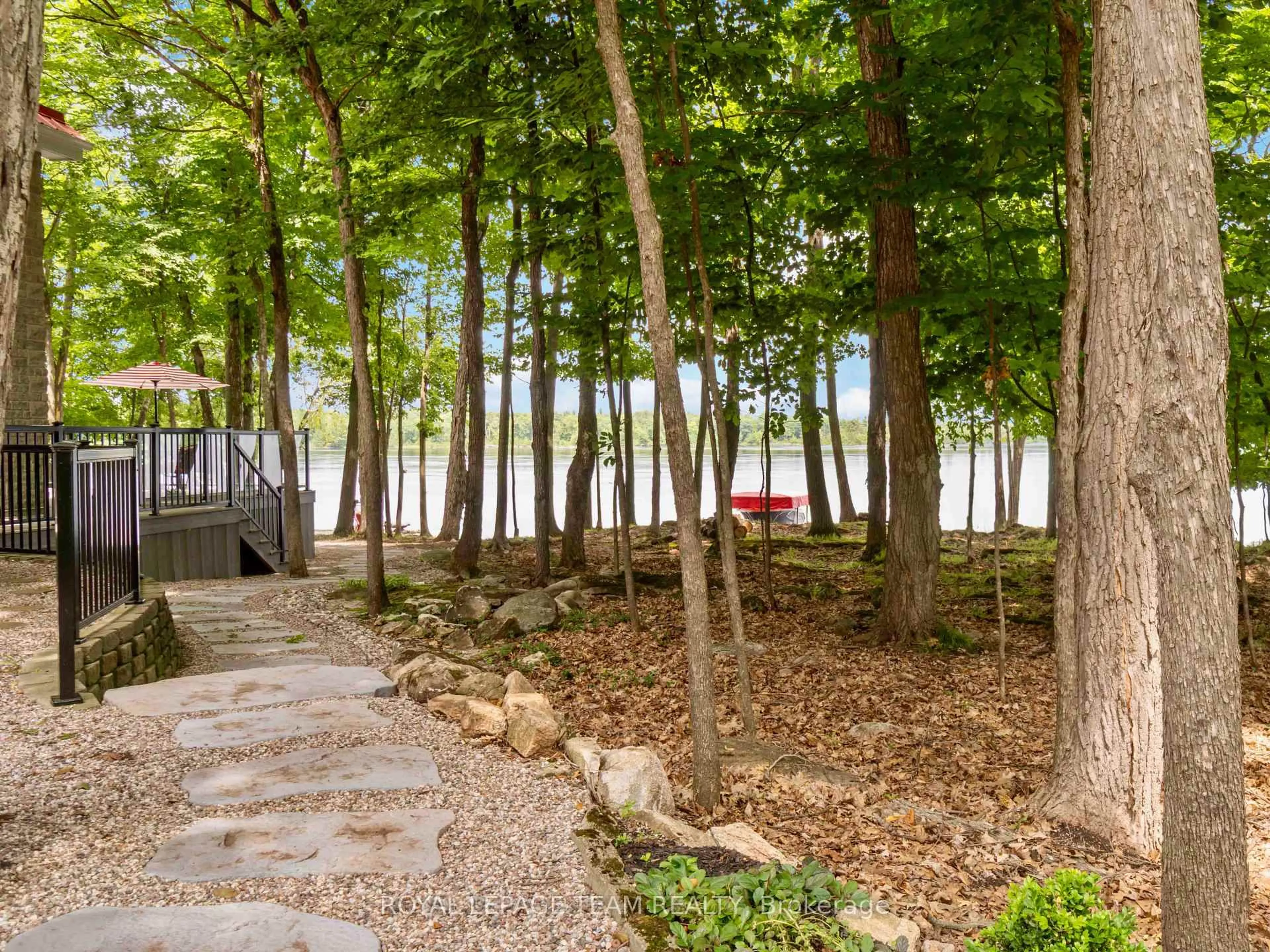 Patio, water/lake/river/ocean view for 270 Morris Island Dr, Ottawa Ontario K7S 3G7