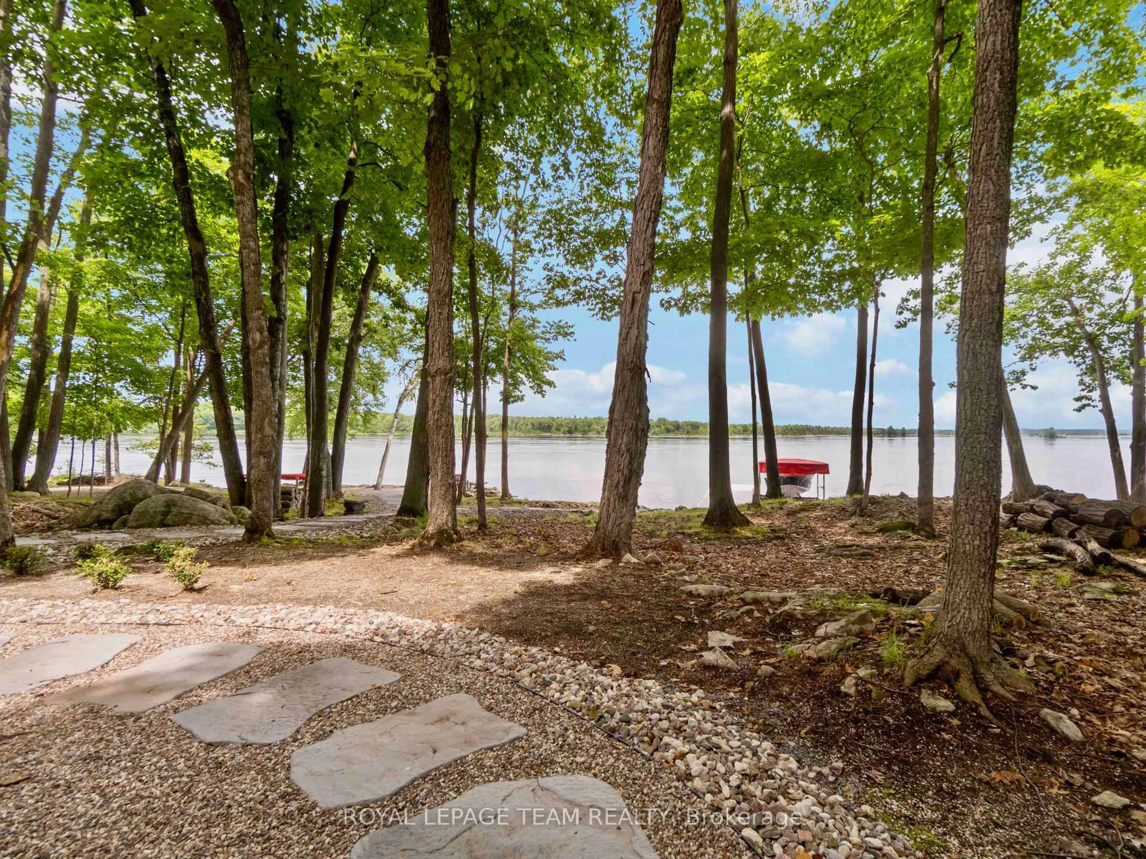 Patio, water/lake/river/ocean view for 270 Morris Island Dr, Ottawa Ontario K7S 3G7