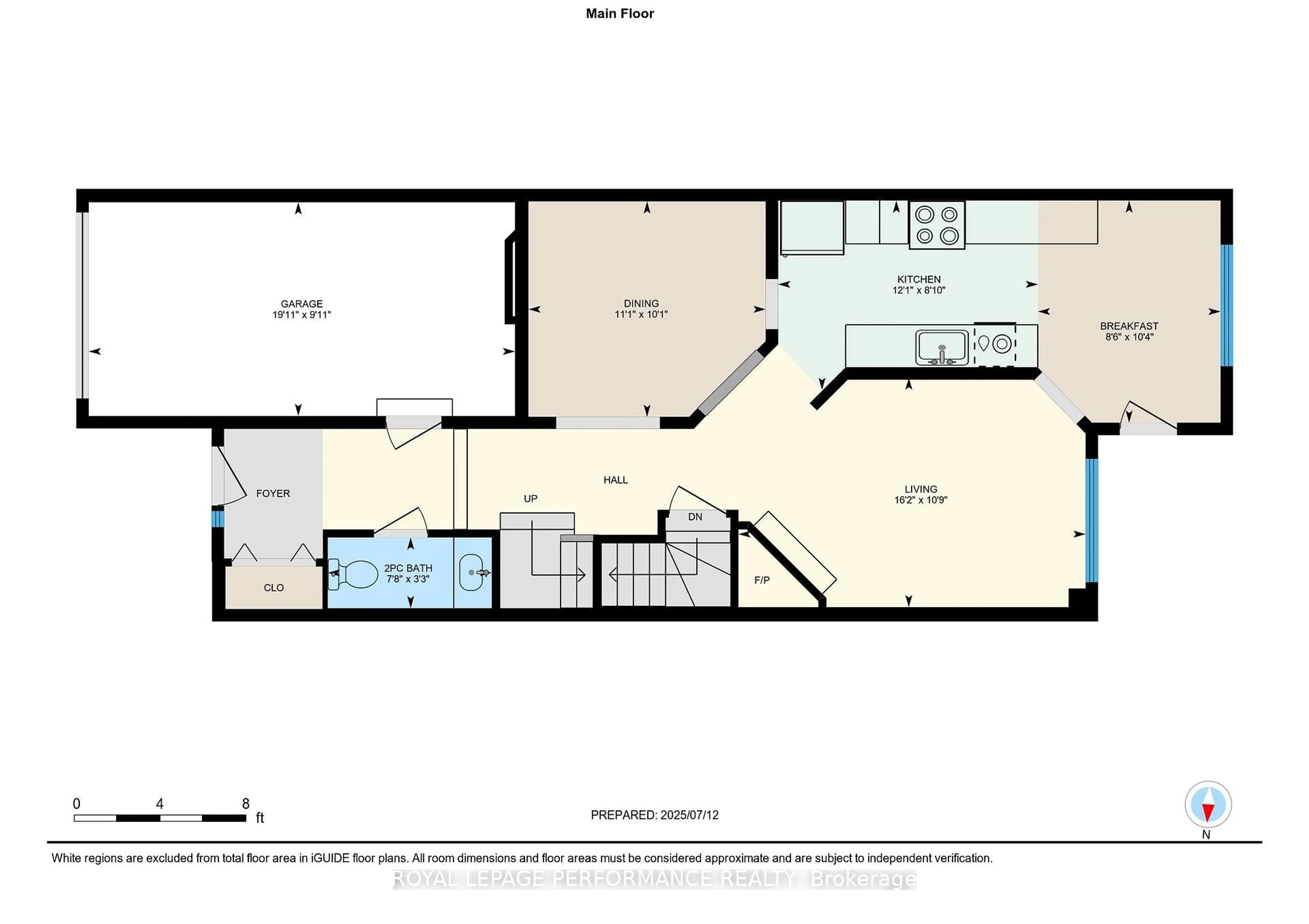 Floor plan for 107 Margrave Ave, Ottawa Ontario K1T 3Y1