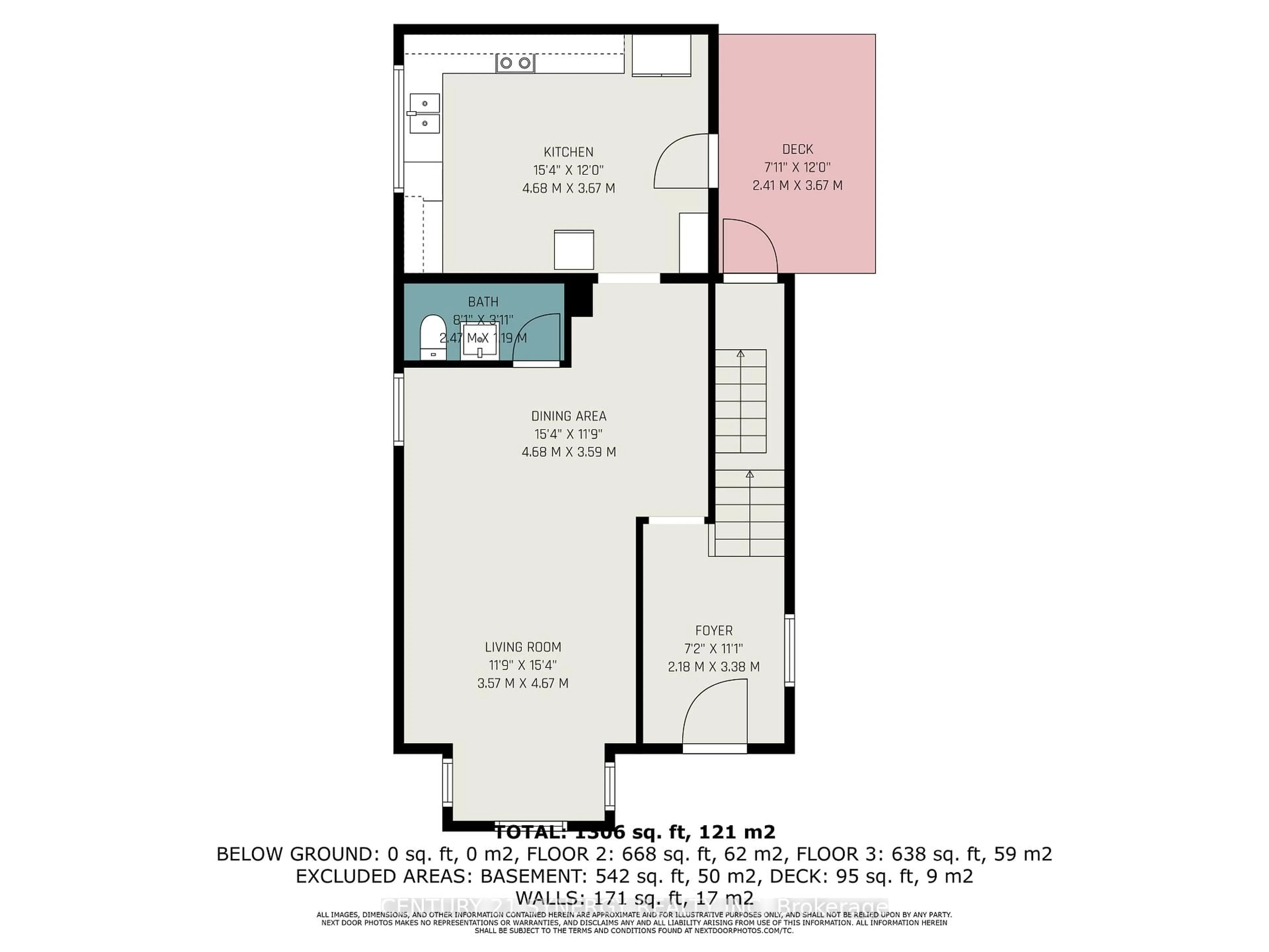 Floor plan for 25 Kensington Ave, Smiths Falls Ontario K7A 2K6