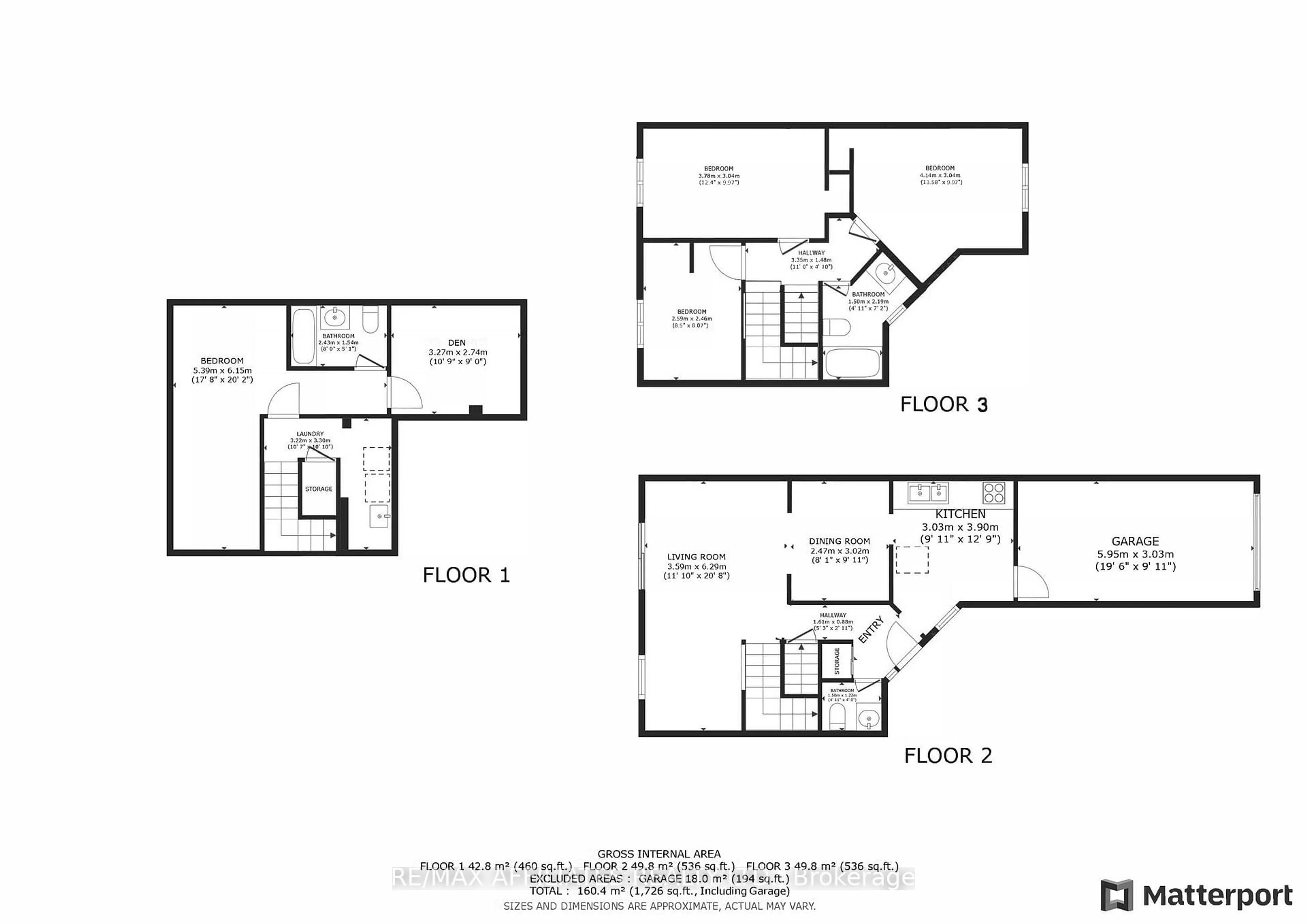 Floor plan for 76 Compata Way #11, Gloucester Ontario K1B 4W9