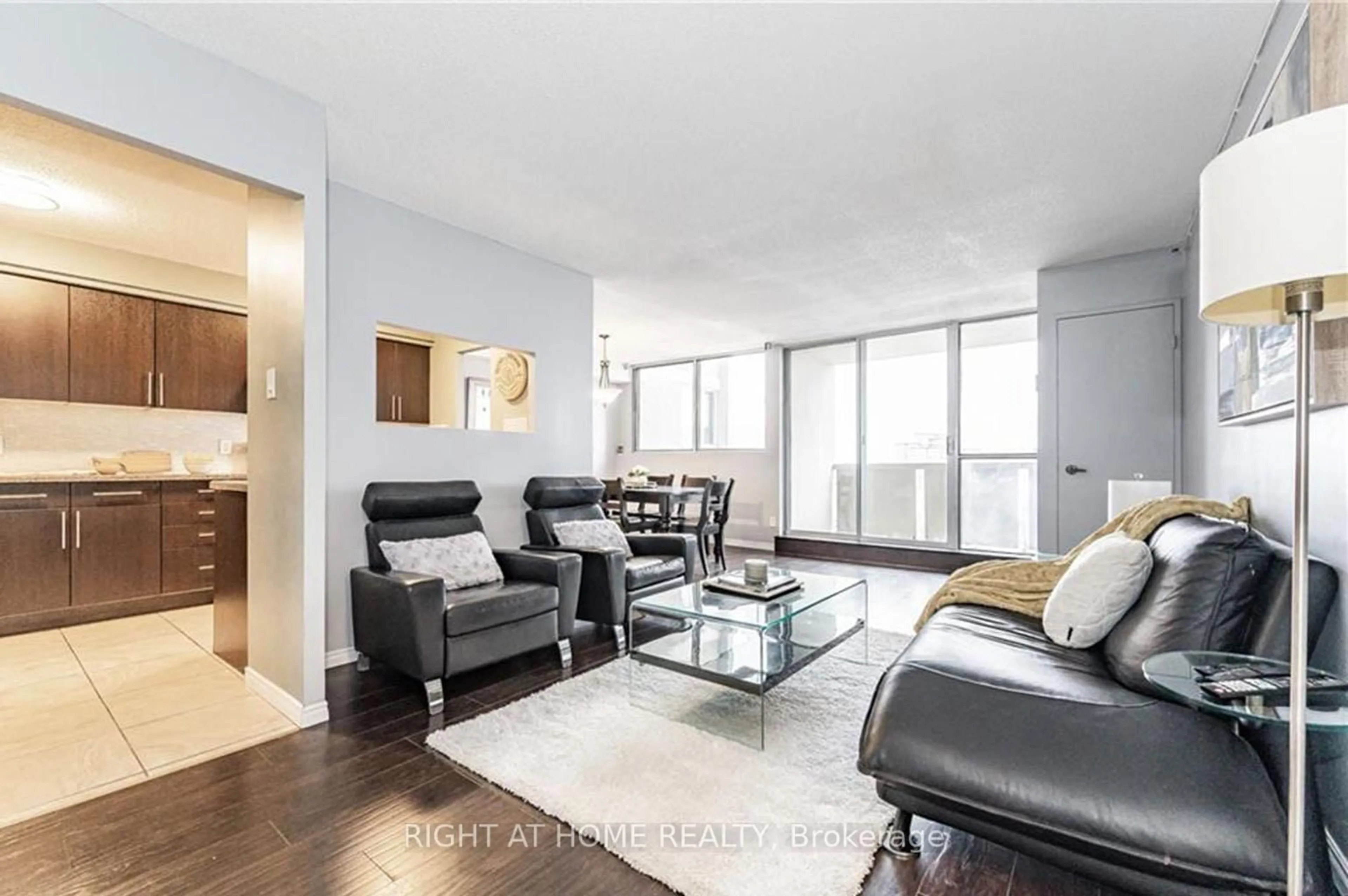 Living room with furniture, unknown for 375 King St #903, Waterloo Ontario N2J 4L6