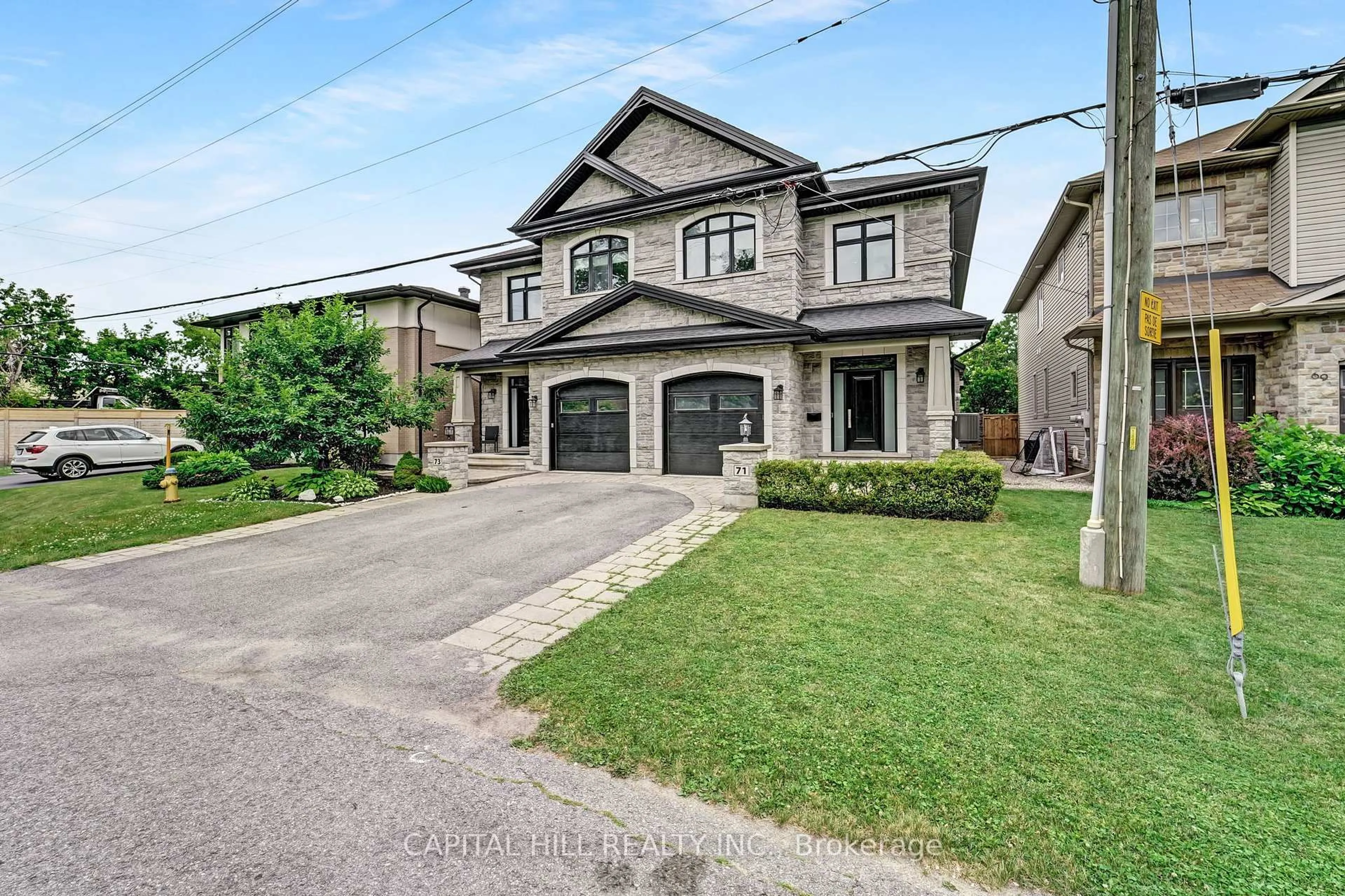 Home with brick exterior material, street for 71 ELEANOR Dr, Ottawa Ontario K2E 6A1