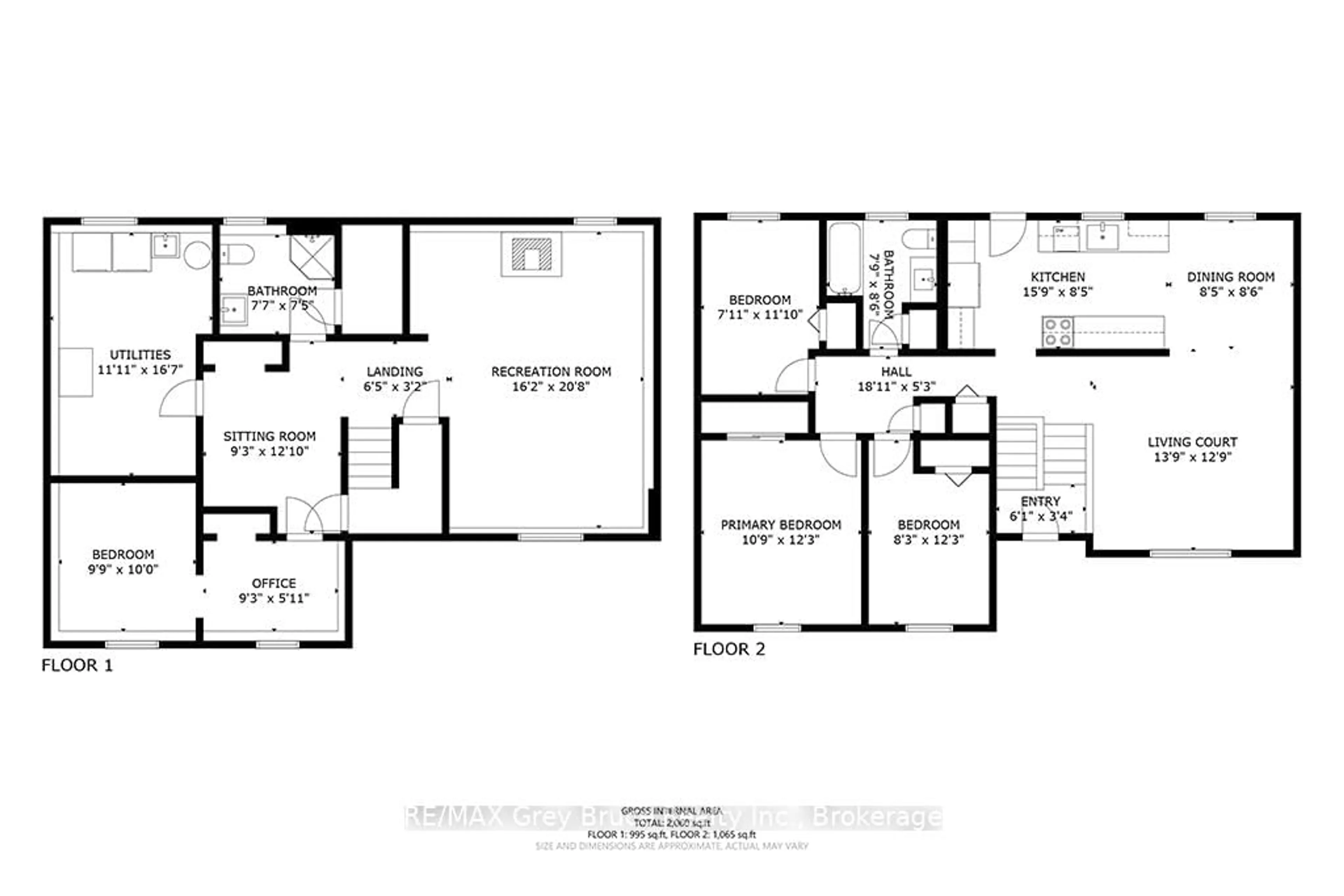 Floor plan for 580 2nd  A St, Owen Sound Ontario N4K 6H4