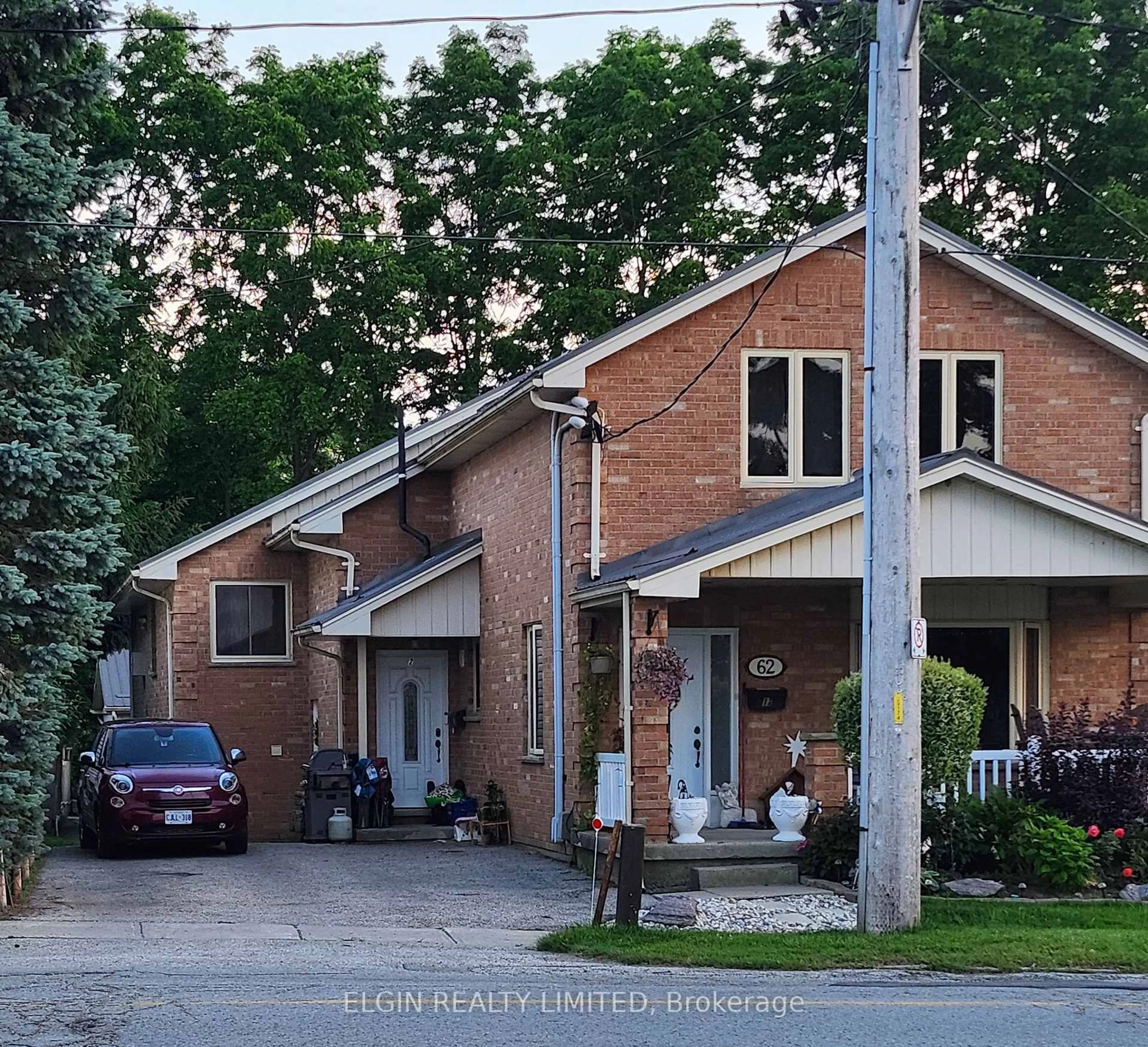 Home with brick exterior material, street for 62 Talbot St, St. Thomas Ontario N5P 1A4
