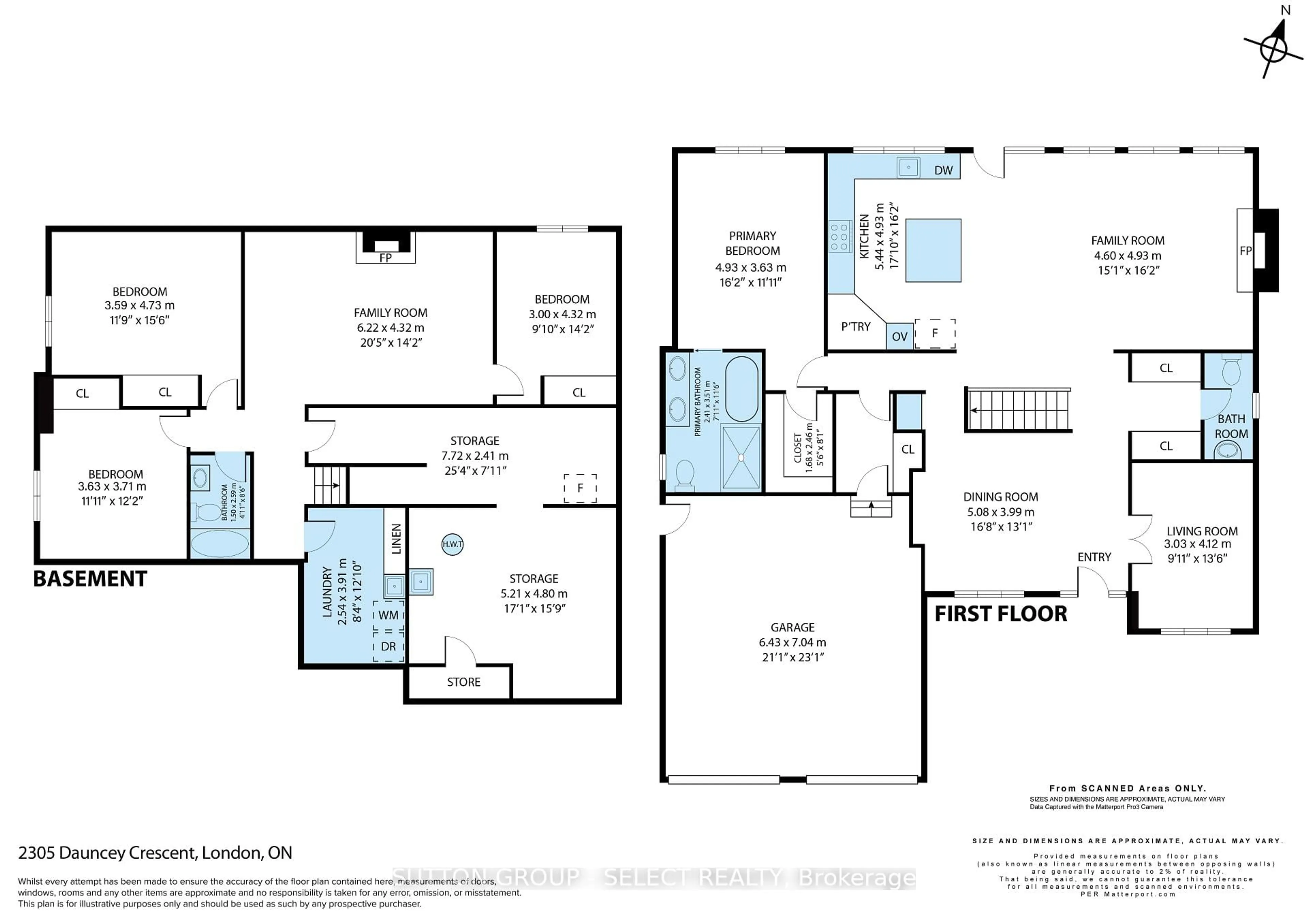 Floor plan for 2305 Dauncey Cres, London North Ontario N5X 0M2