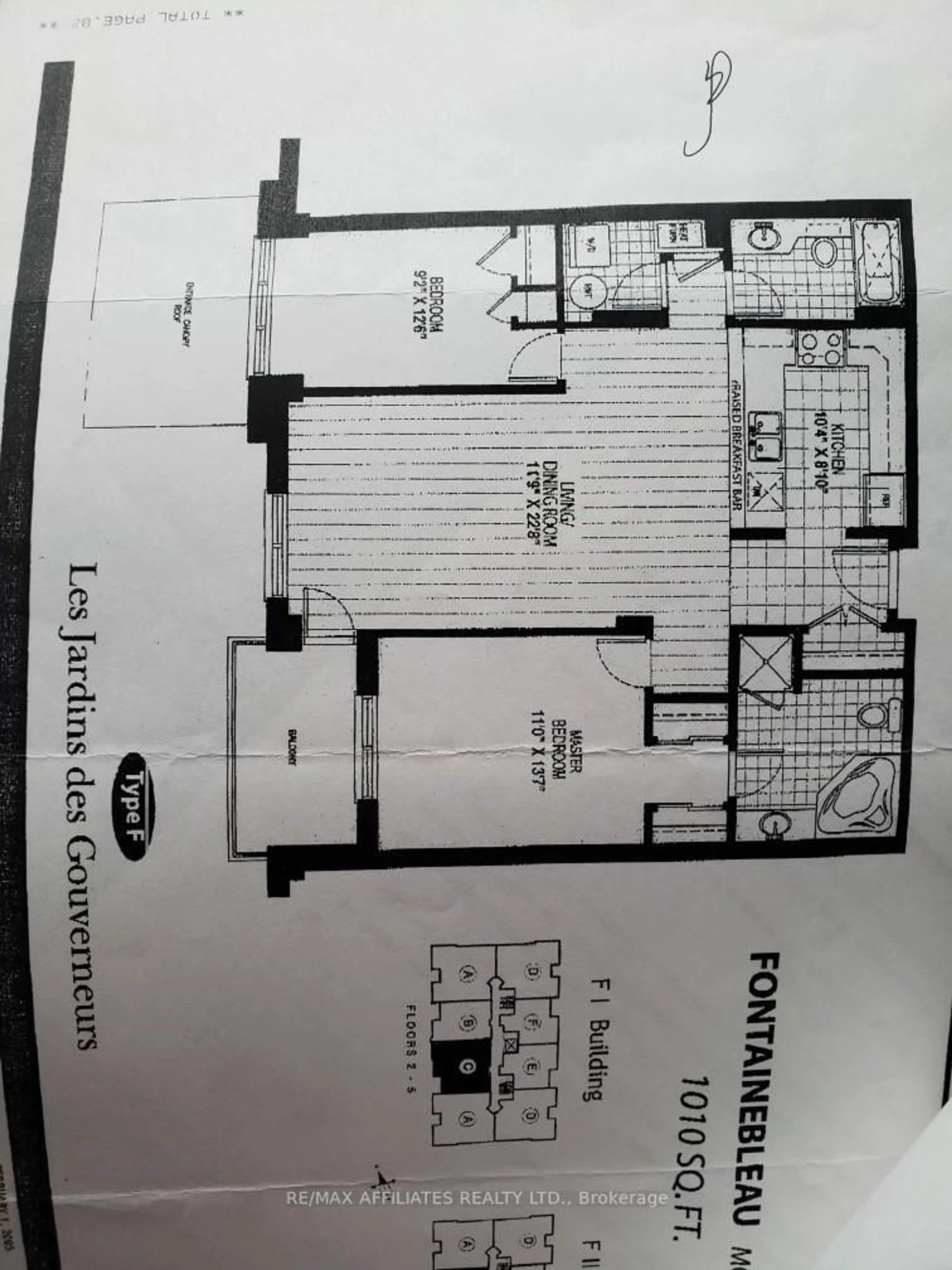 Floor plan for 905 Beauparc Private #317, Ottawa Ontario K1J 0A1