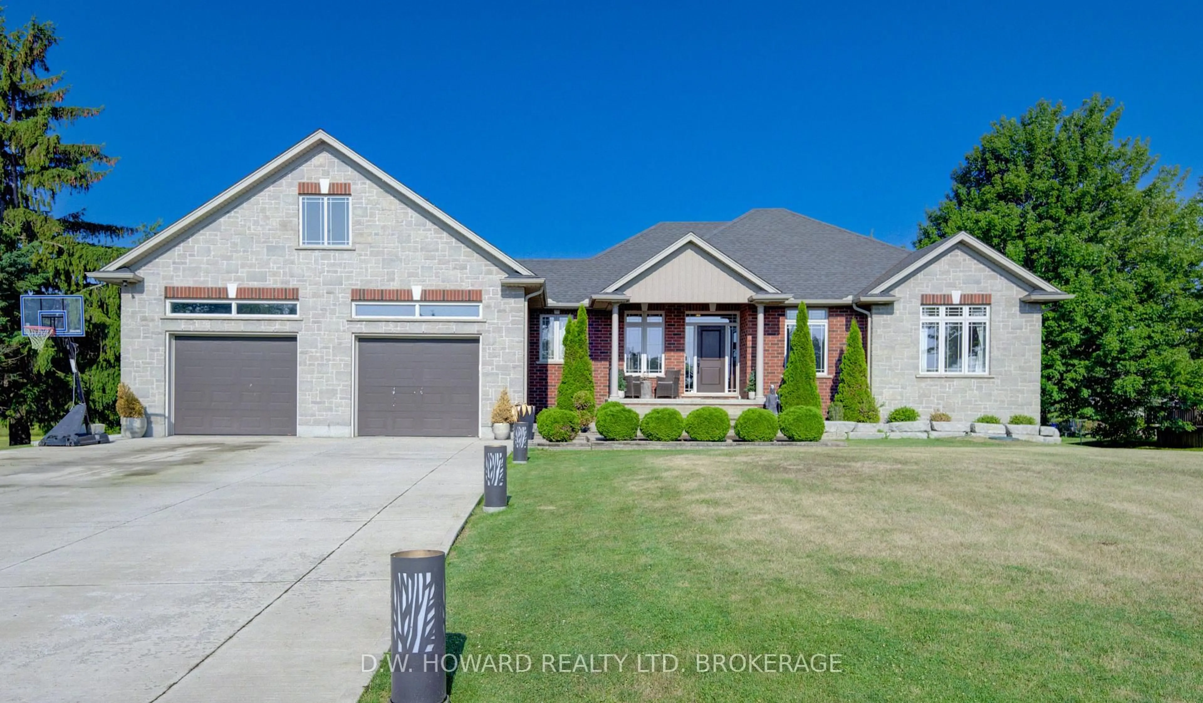 Home with brick exterior material, street for 10814 Rathfon Rd, Wainfleet Ontario L3K 5V4