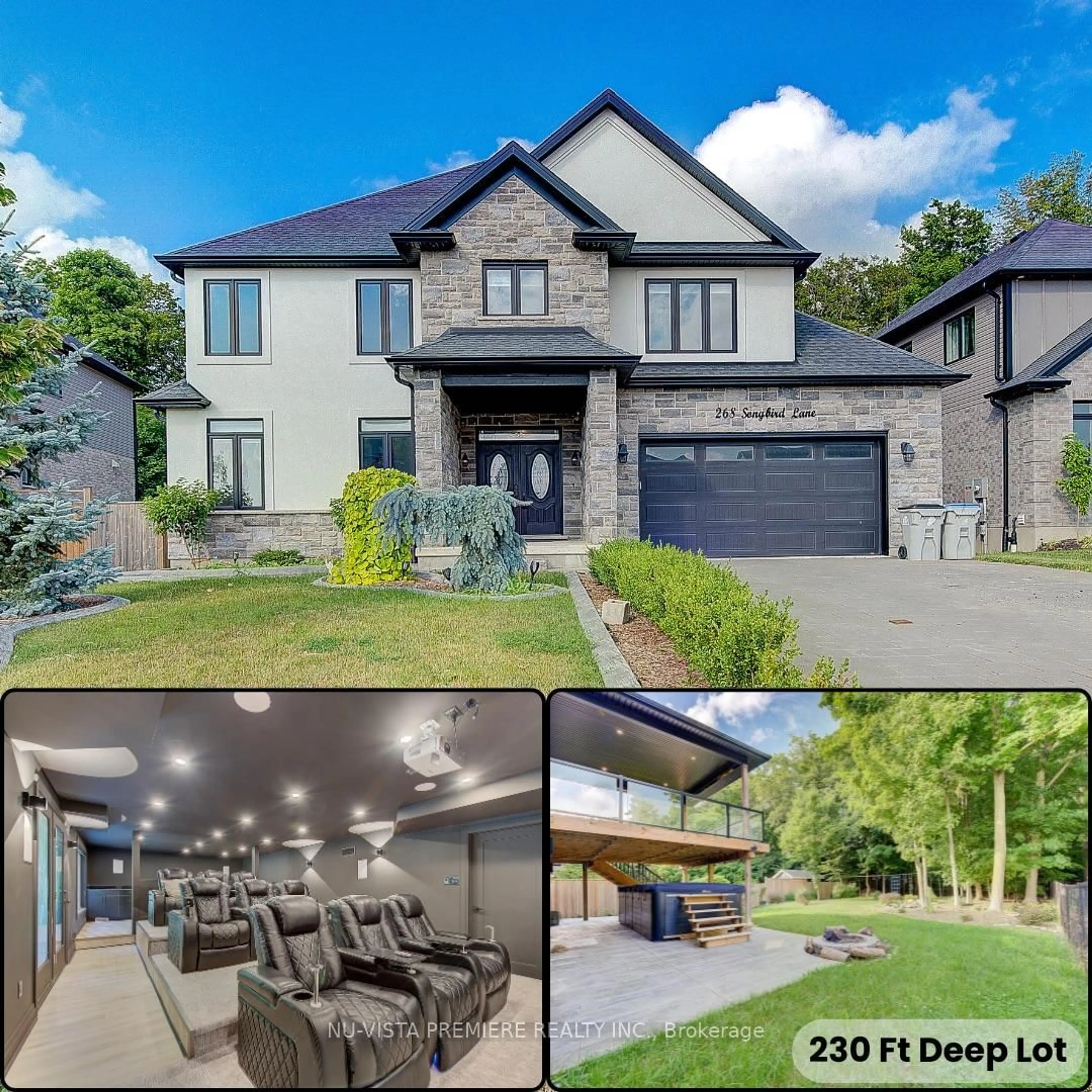 A pic from outside/outdoor area/front of a property/back of a property/a pic from drone, street for 268 SONGBIRD Lane, Middlesex Centre Ontario N0M 2A0