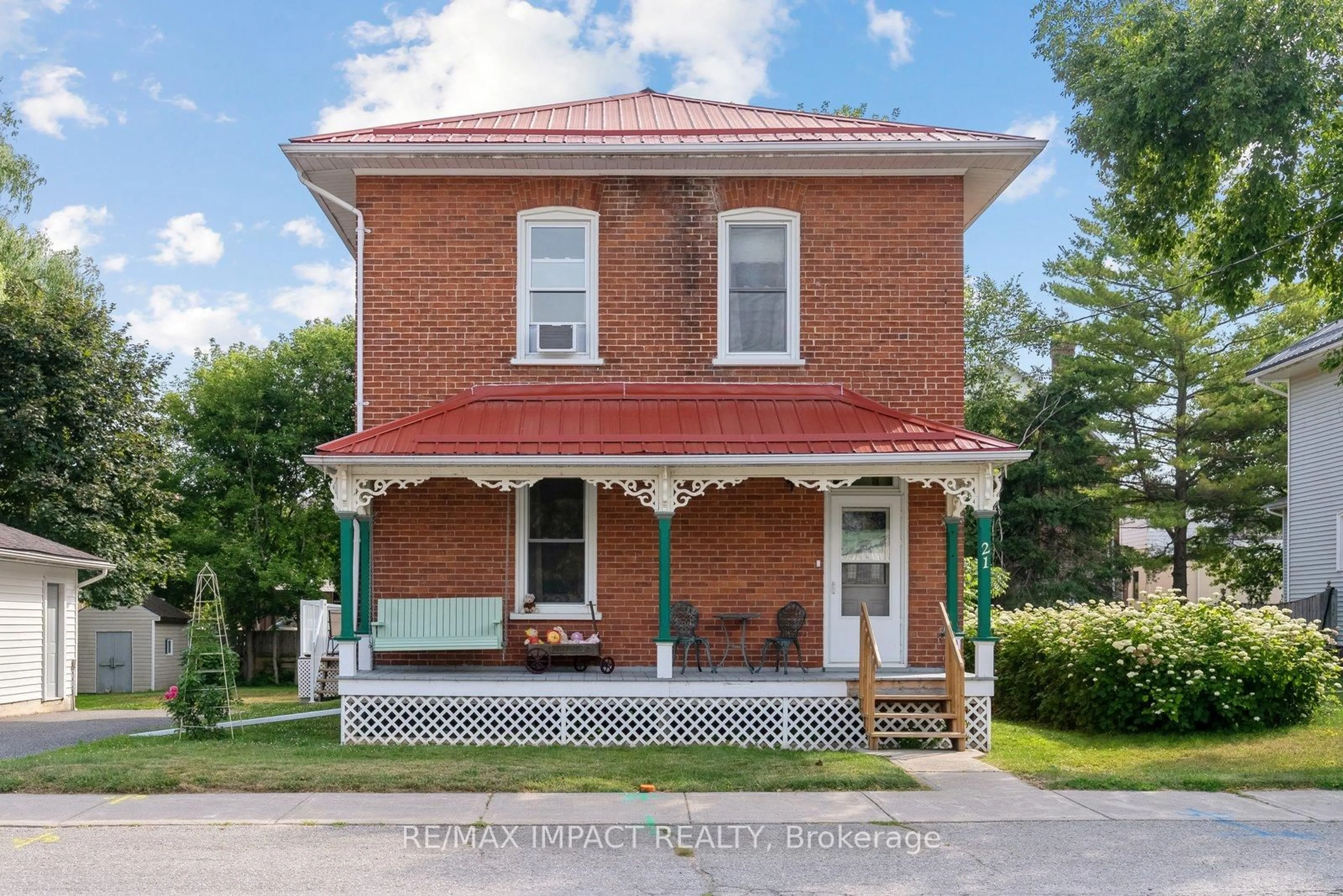 Home with brick exterior material, street for 21 Centre Ave, Trent Hills Ontario K0L 1L0