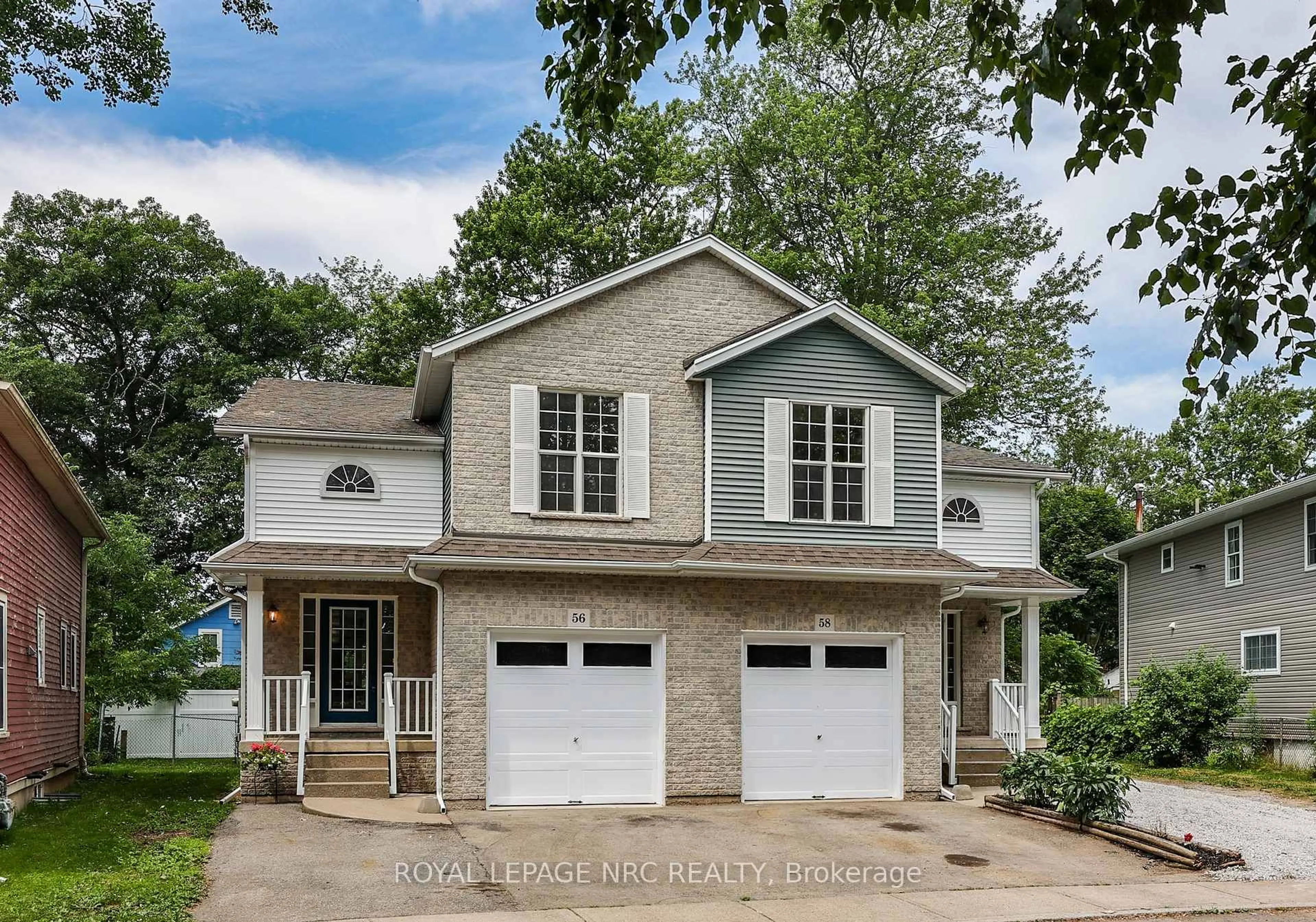 Home with brick exterior material, street for 56 Queens Circ, Fort Erie Ontario L0S 1B0