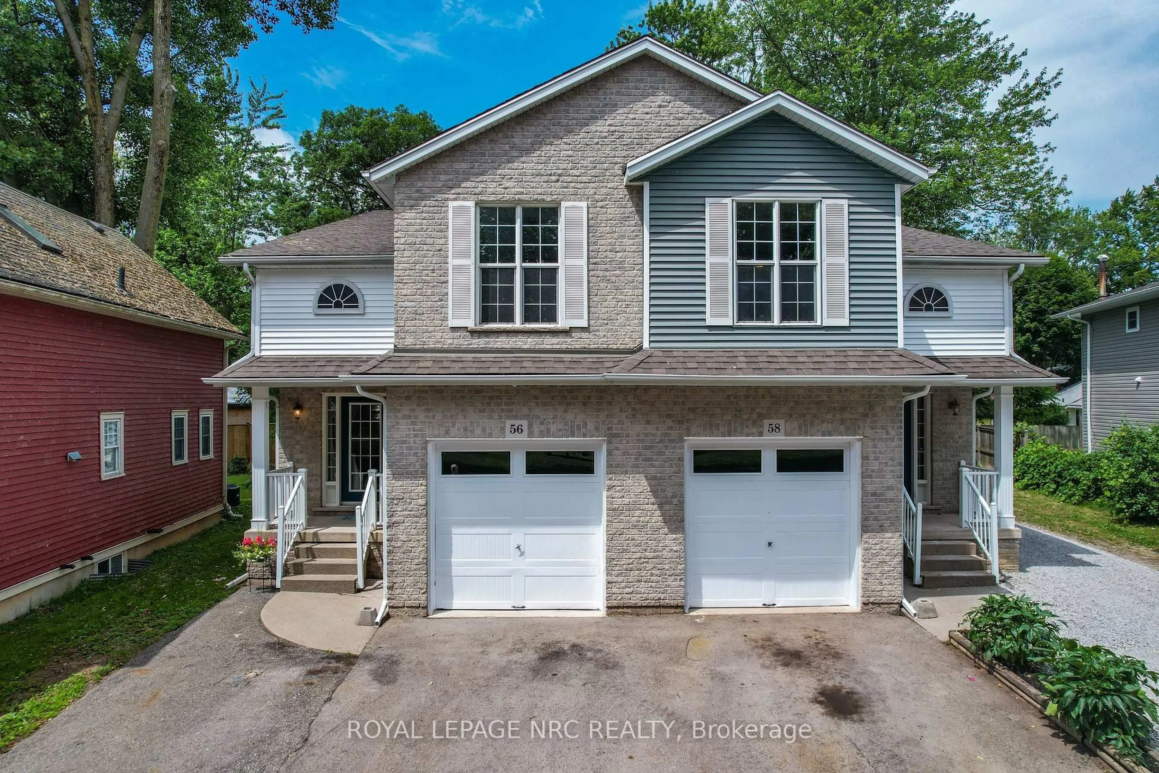 Home with brick exterior material, street for 56 Queens Circ, Fort Erie Ontario L0S 1B0