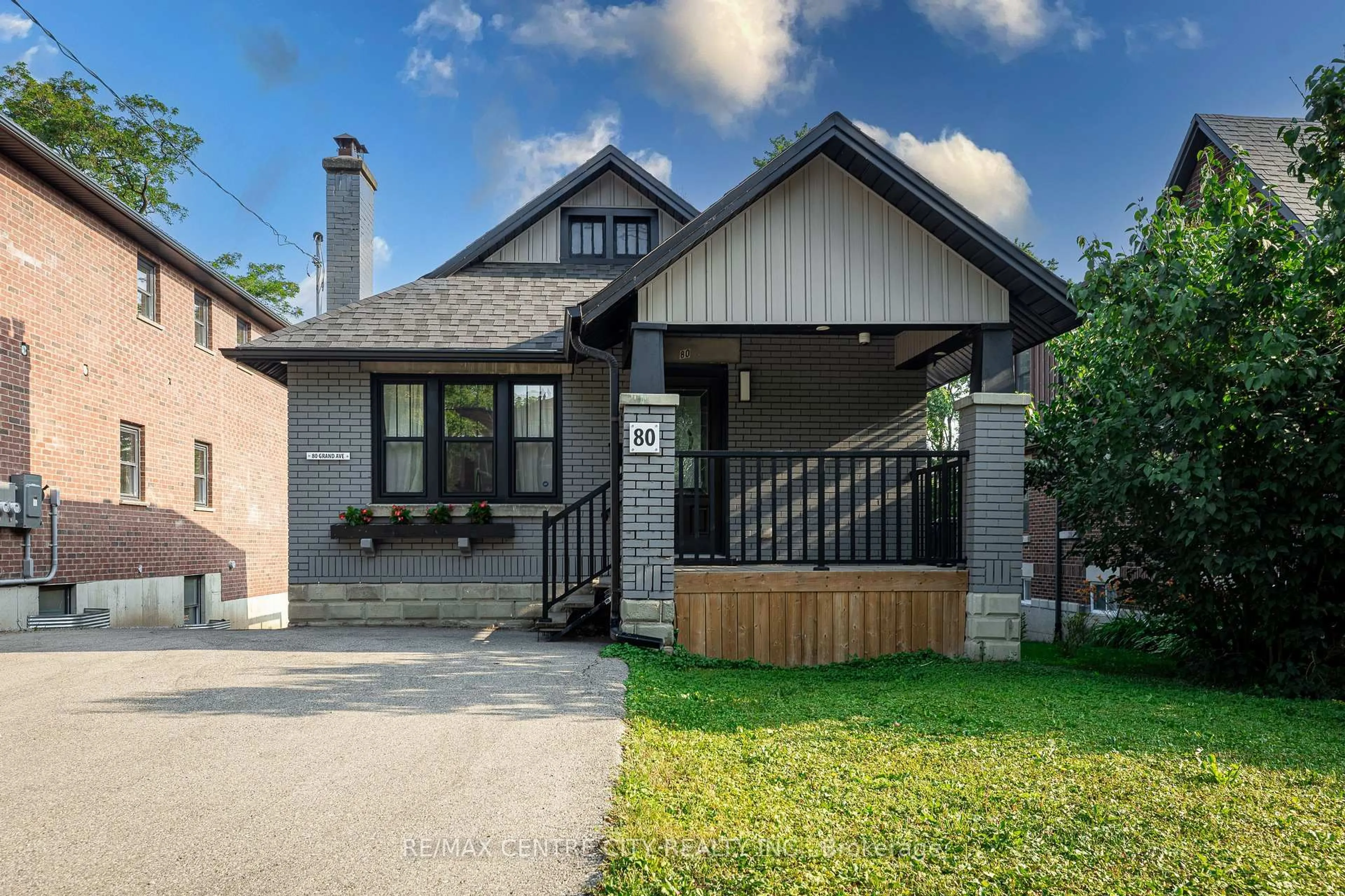 Home with brick exterior material, street for 80 Grand Ave, London South Ontario N6C 1L7
