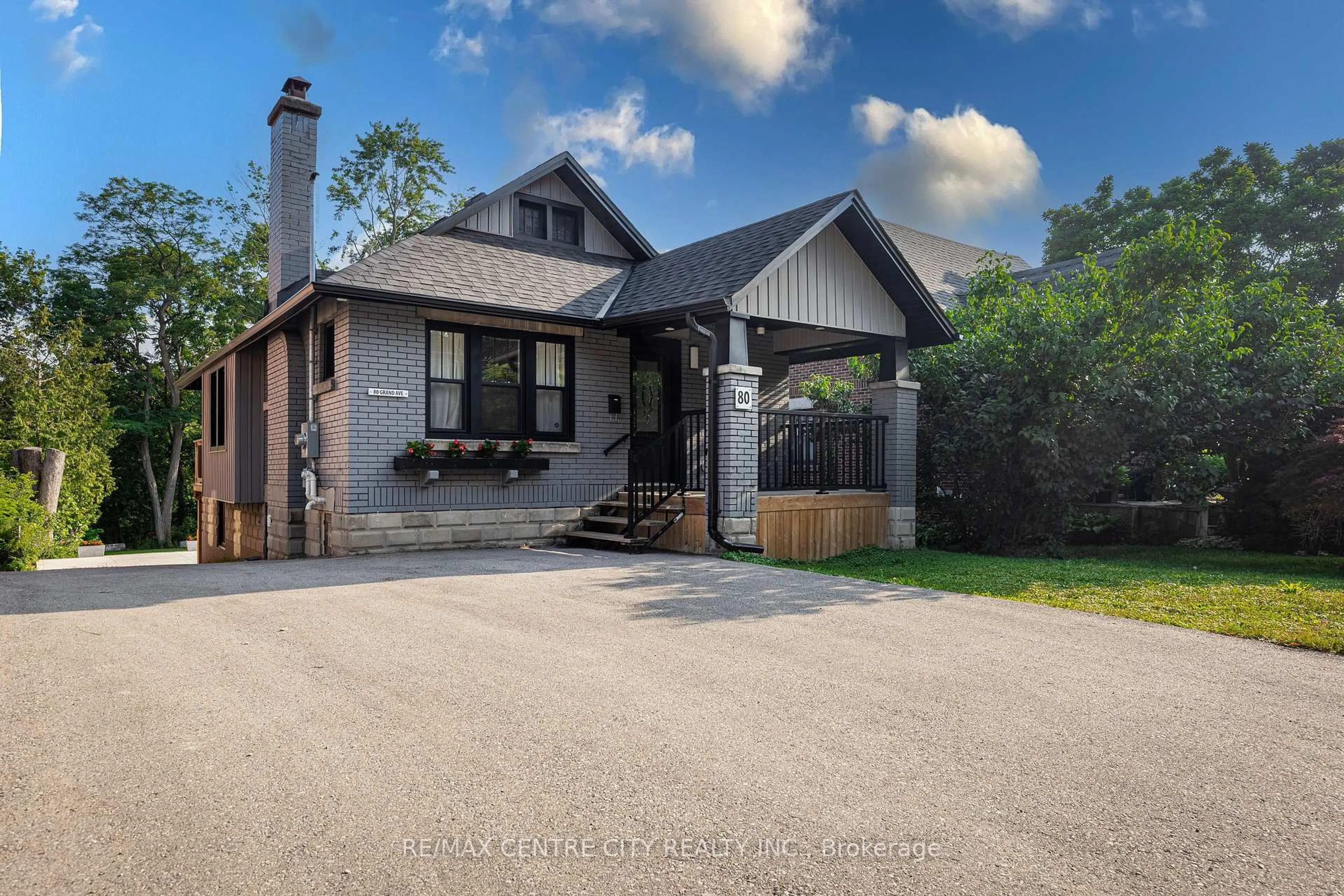 Home with brick exterior material, street for 80 Grand Ave, London South Ontario N6C 1L7