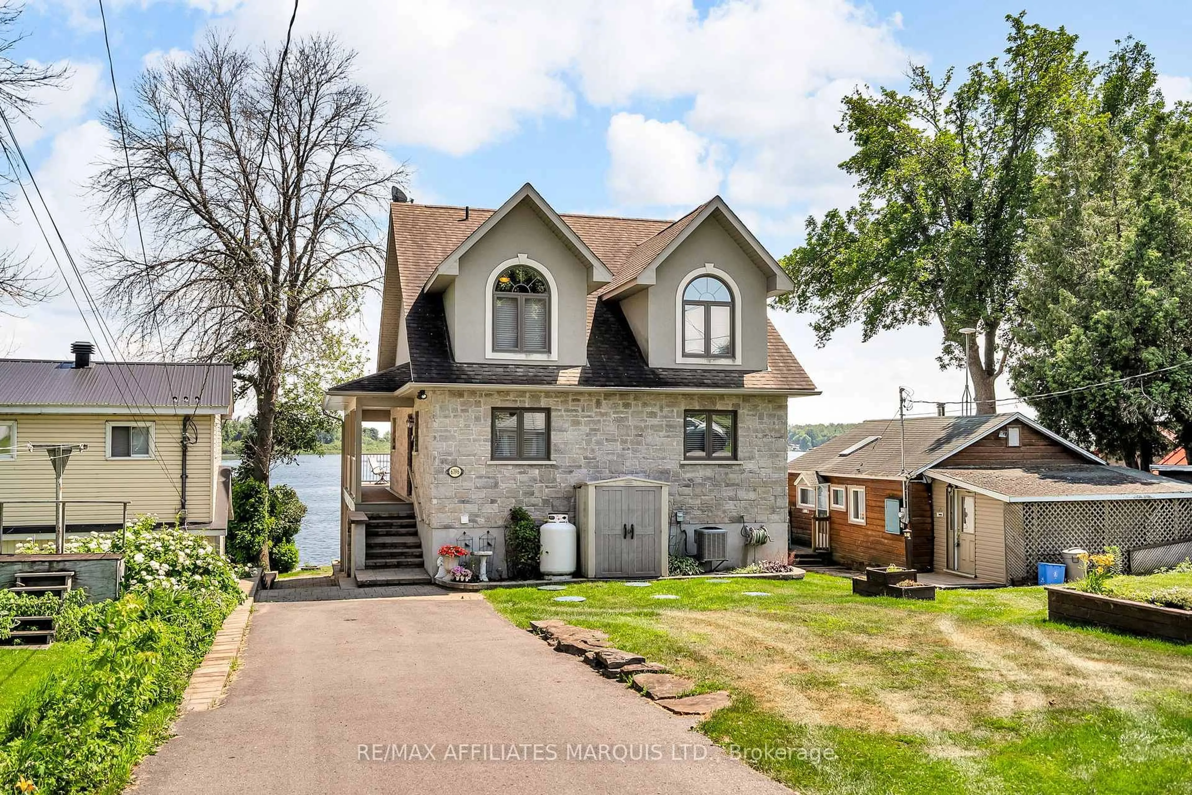 Home with brick exterior material, street for 6796 St Louis Point Rd, South Glengarry Ontario K0C 2E0