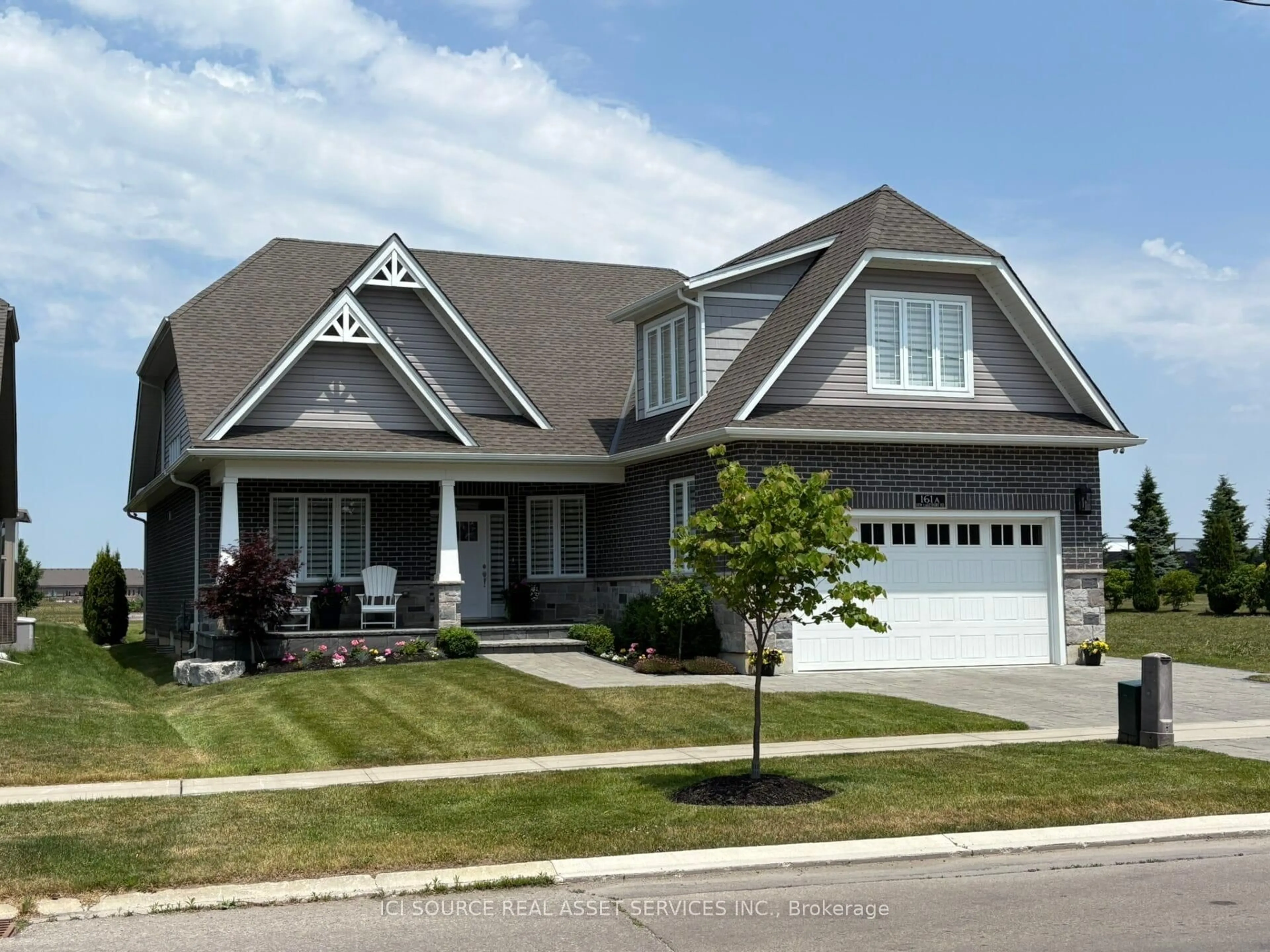 Home with vinyl exterior material, street for 161A New Lakeshore Rd, Norfolk Ontario N0A 1N3