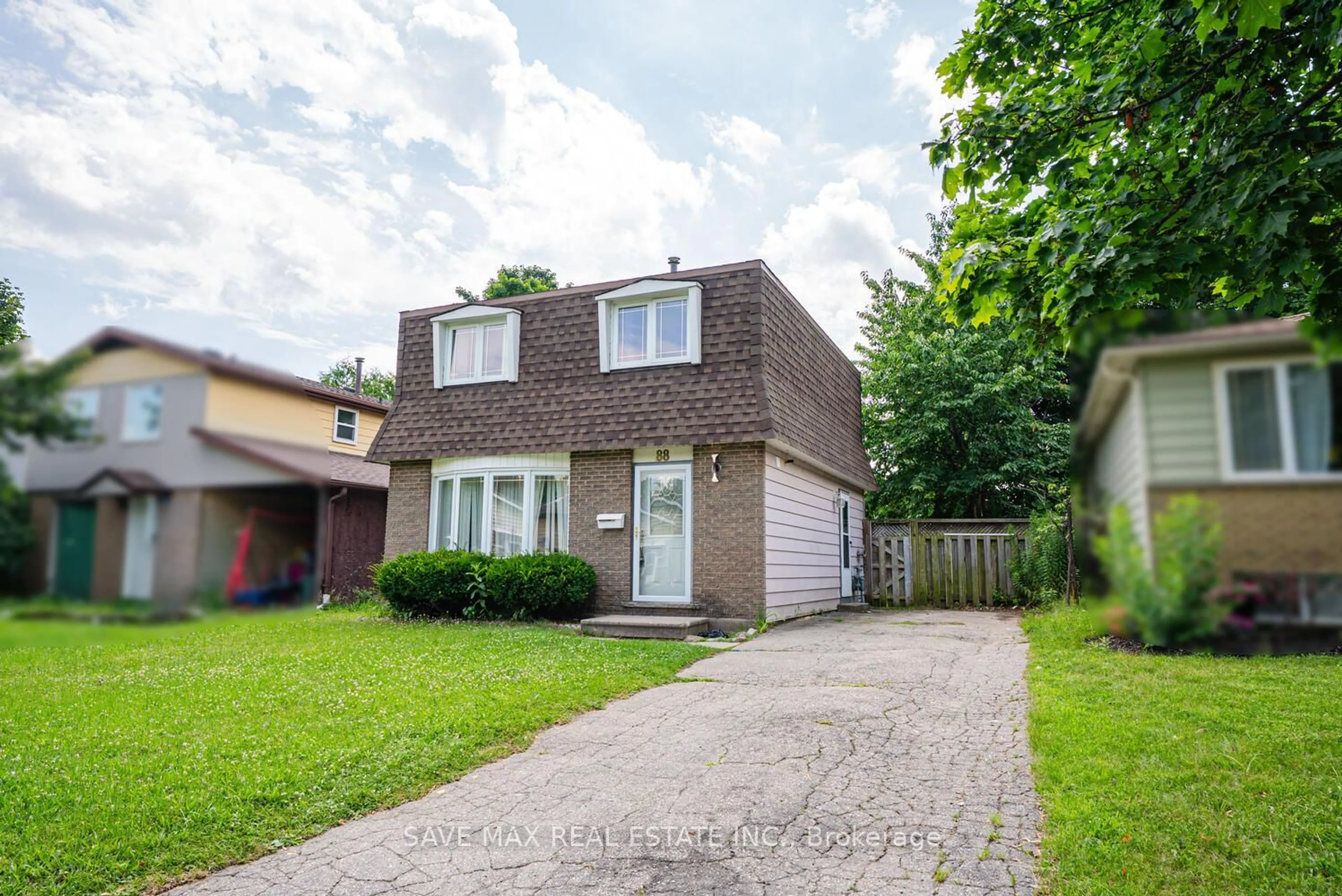 Home with brick exterior material, street for 88 Harcourt Cres, Kitchener Ontario N2P 1K9