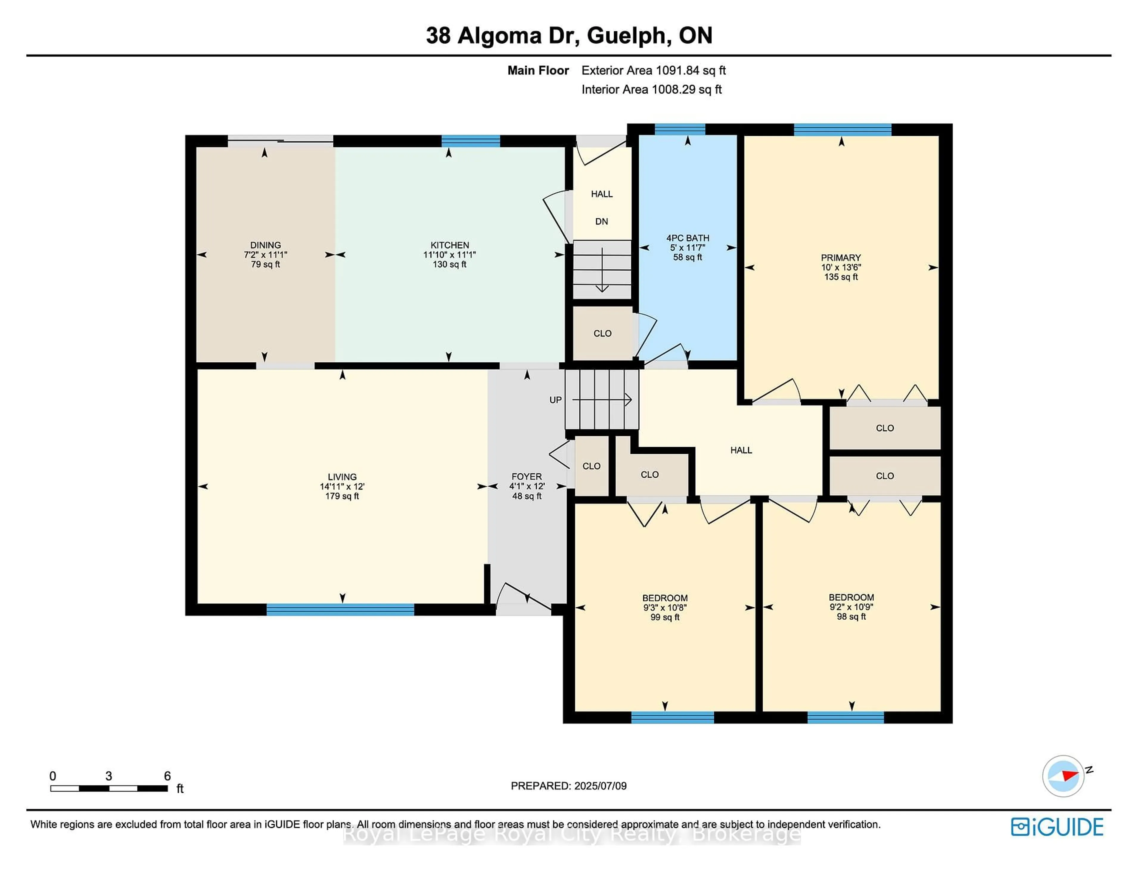 Floor plan for 38 Algoma Dr, Guelph Ontario N1E 1C7