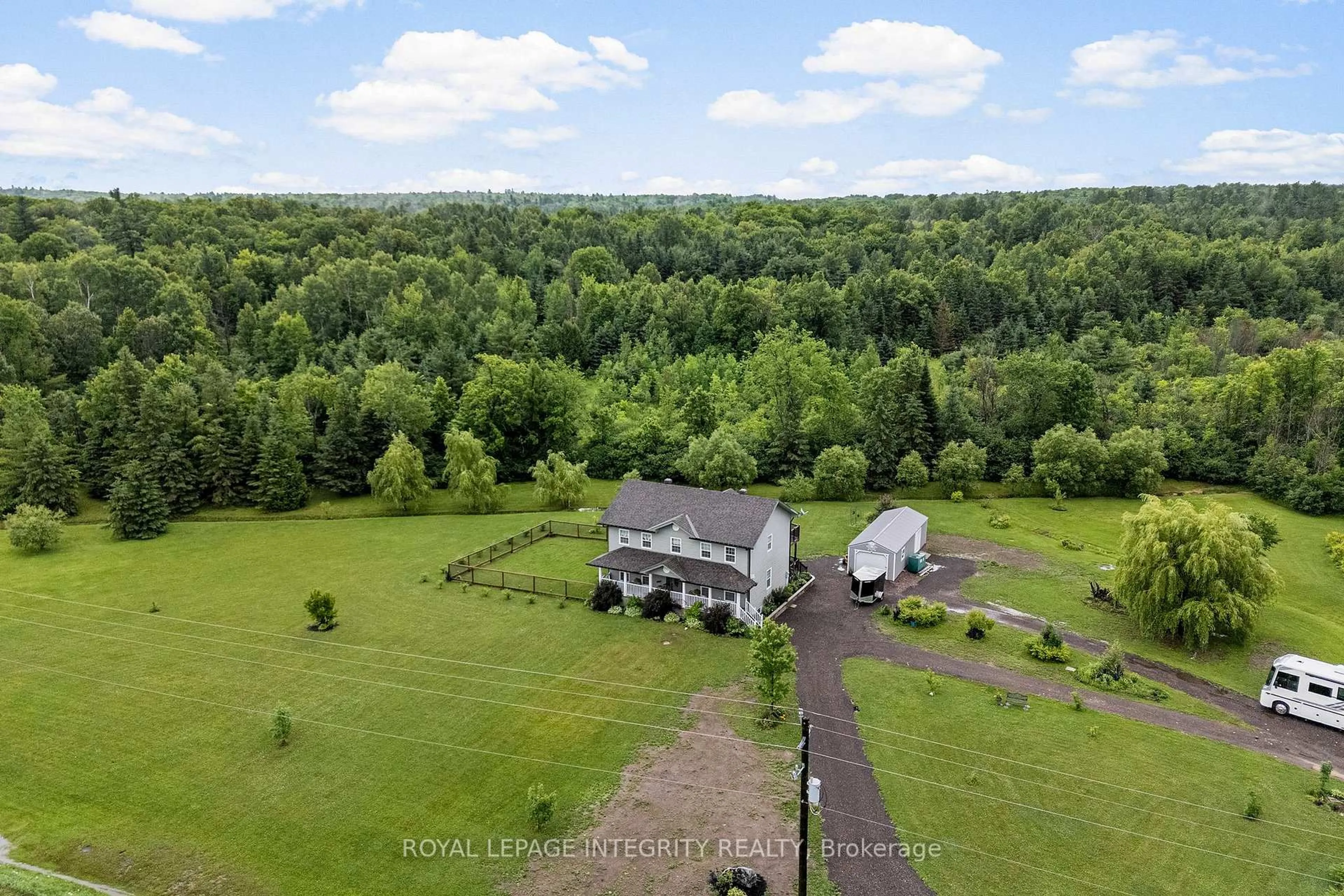A pic from outside/outdoor area/front of a property/back of a property/a pic from drone, unknown for 1563 Hwy 132 Highway, Renfrew Ontario K7V 3Z5
