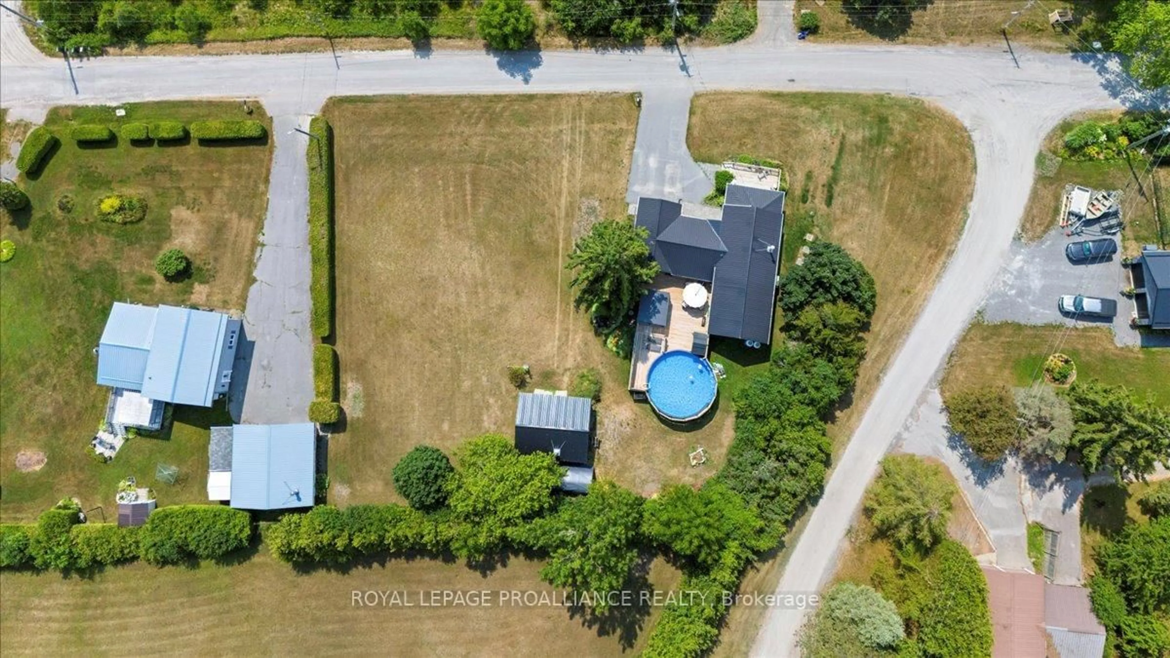 A pic from outside/outdoor area/front of a property/back of a property/a pic from drone, unknown for 644 Smokes Point Rd, Prince Edward County Ontario K0K 1L0
