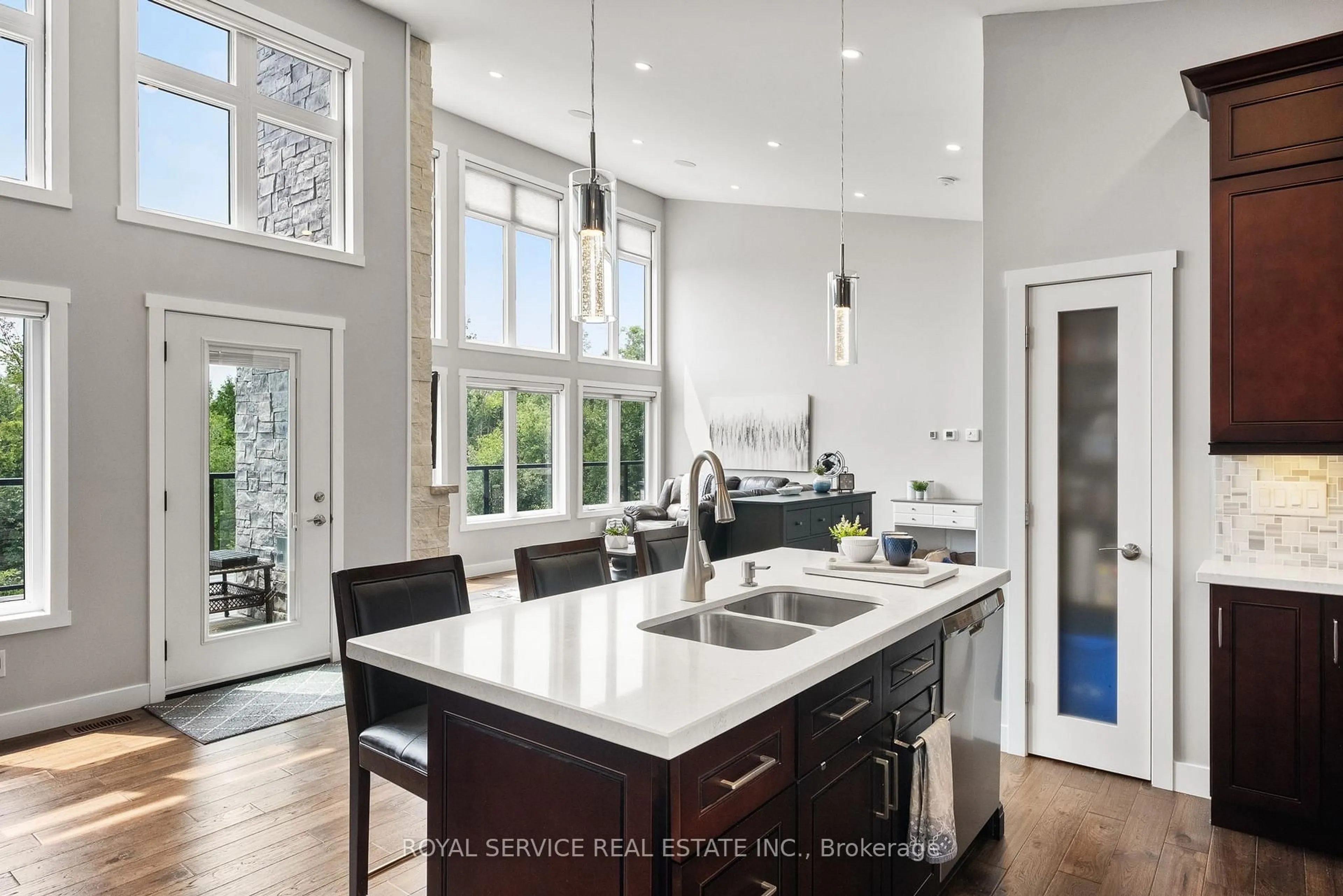 Open concept kitchen, ceramic/tile floor for 193 Massey Rd, Alnwick/Haldimand Ontario K9A 4J8