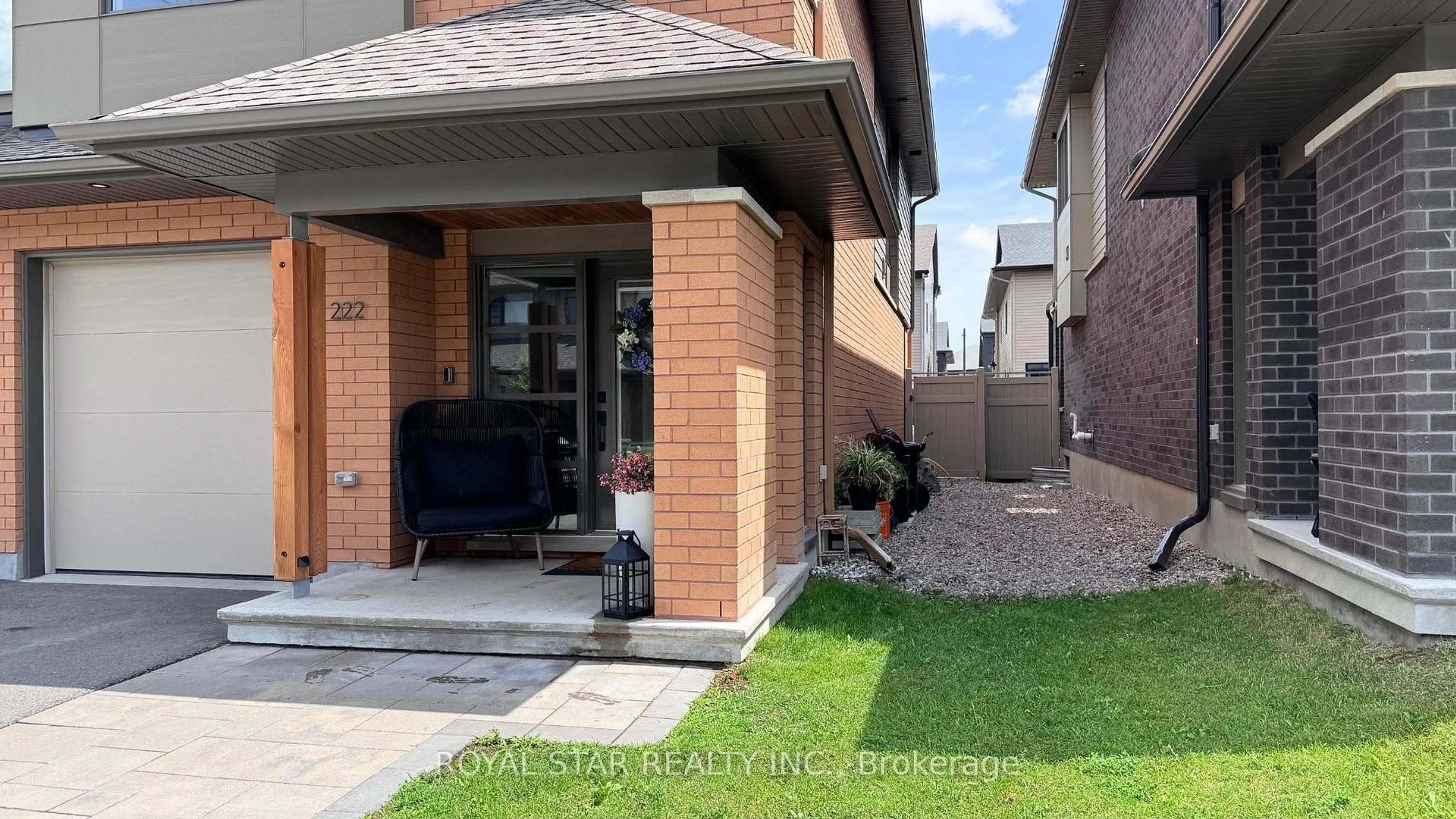 Home with brick exterior material, street for 222 Pisces Terr, Ottawa Ontario K1T 0S7