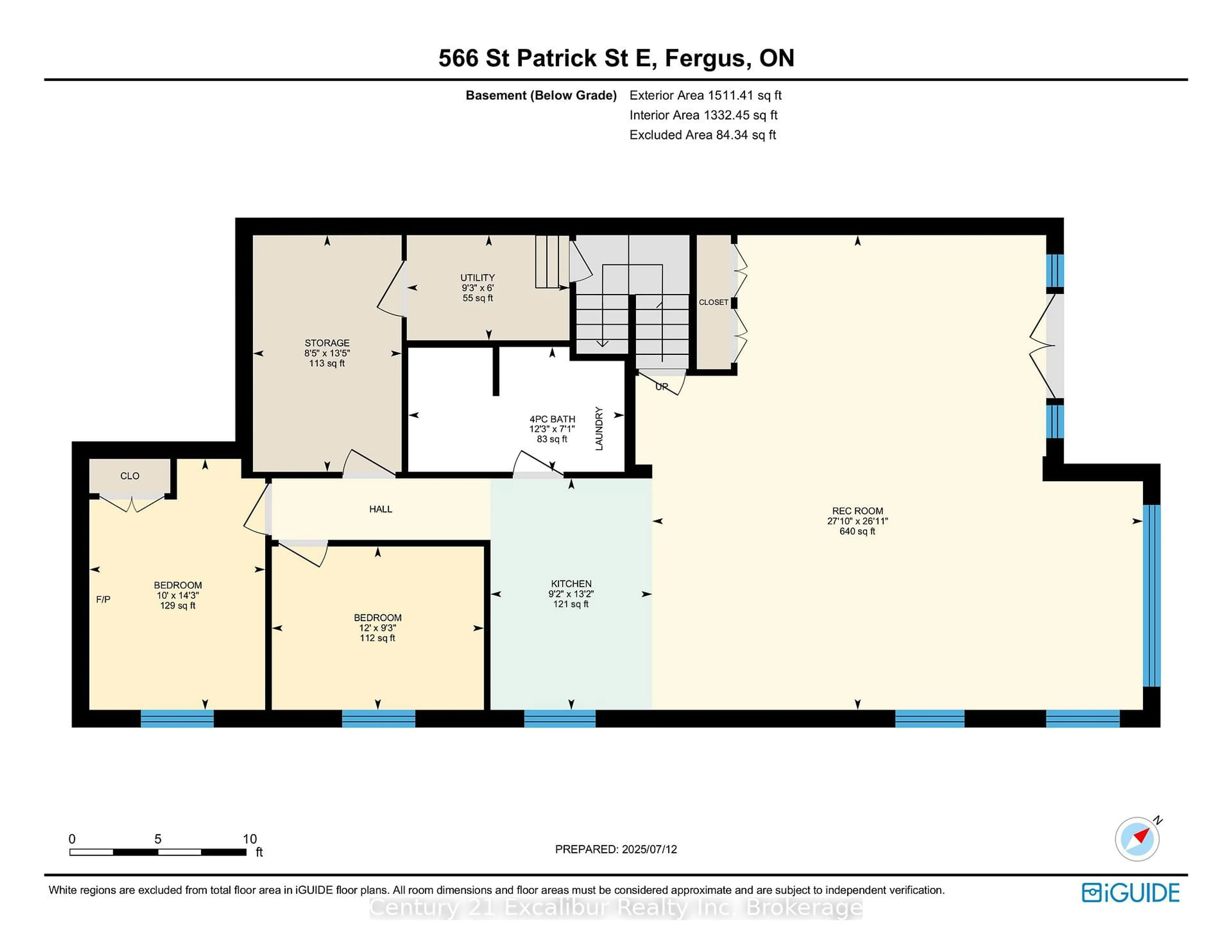 Floor plan for 566 St. Patrick St, Centre Wellington Ontario N1M 1N2