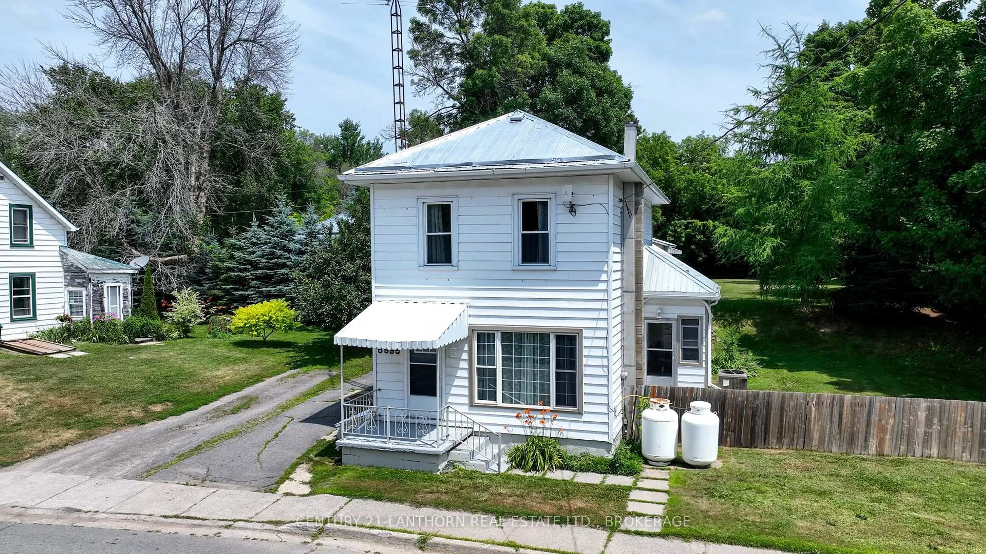 Home with vinyl exterior material, street for 5995 County 41 Rd, Stone Mills Ontario K0K 2A0