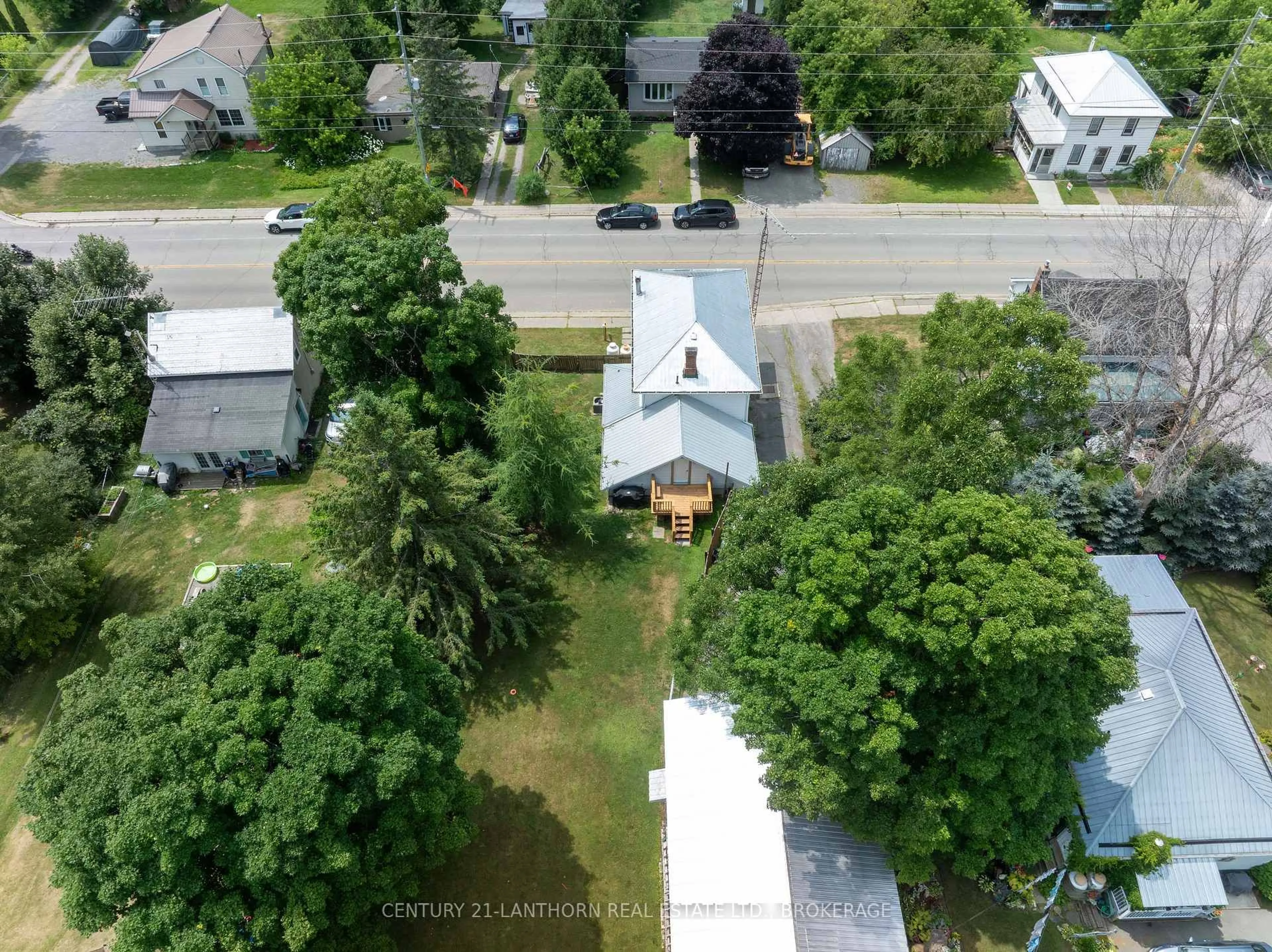 A pic from outside/outdoor area/front of a property/back of a property/a pic from drone, street for 5995 County 41 Rd, Stone Mills Ontario K0K 2A0