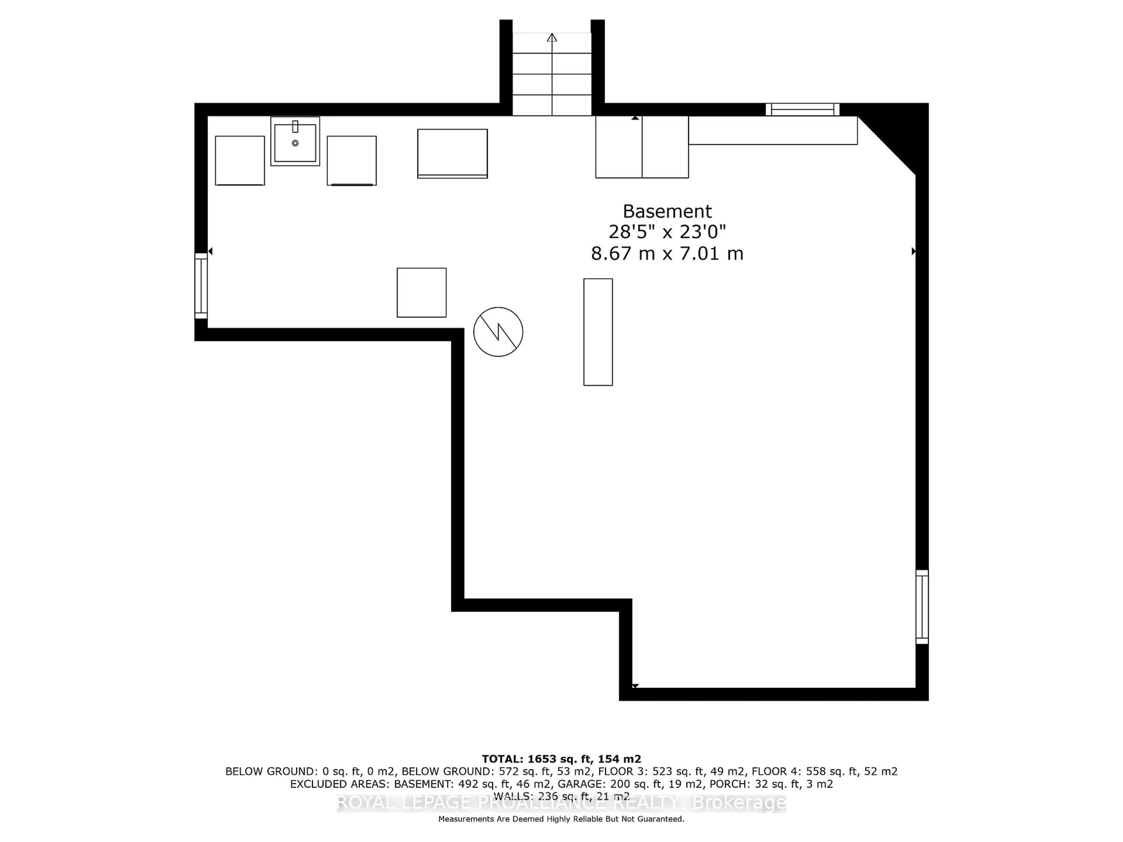 Floor plan for 492 Burnham Manor Crt, Cobourg Ontario K9A 5C1