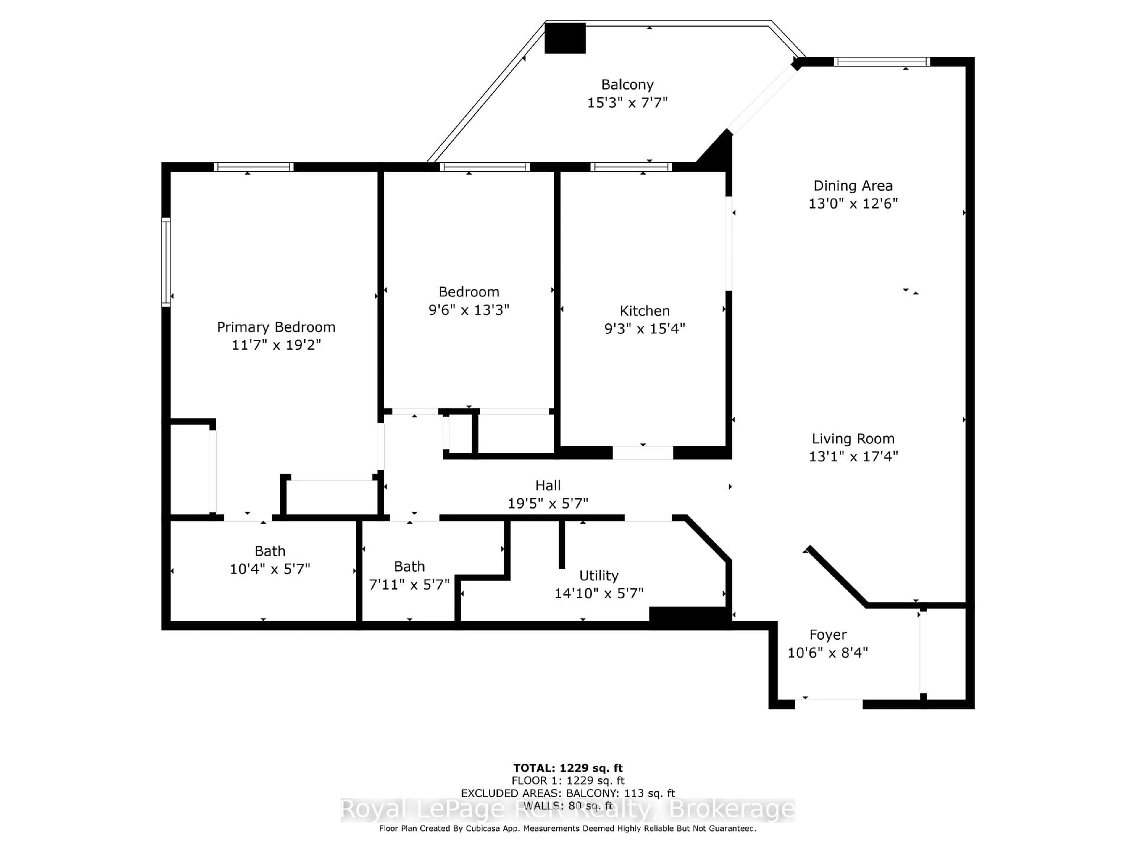 Floor plan for 536 11th Ave #606, Hanover Ontario N4N 2S4