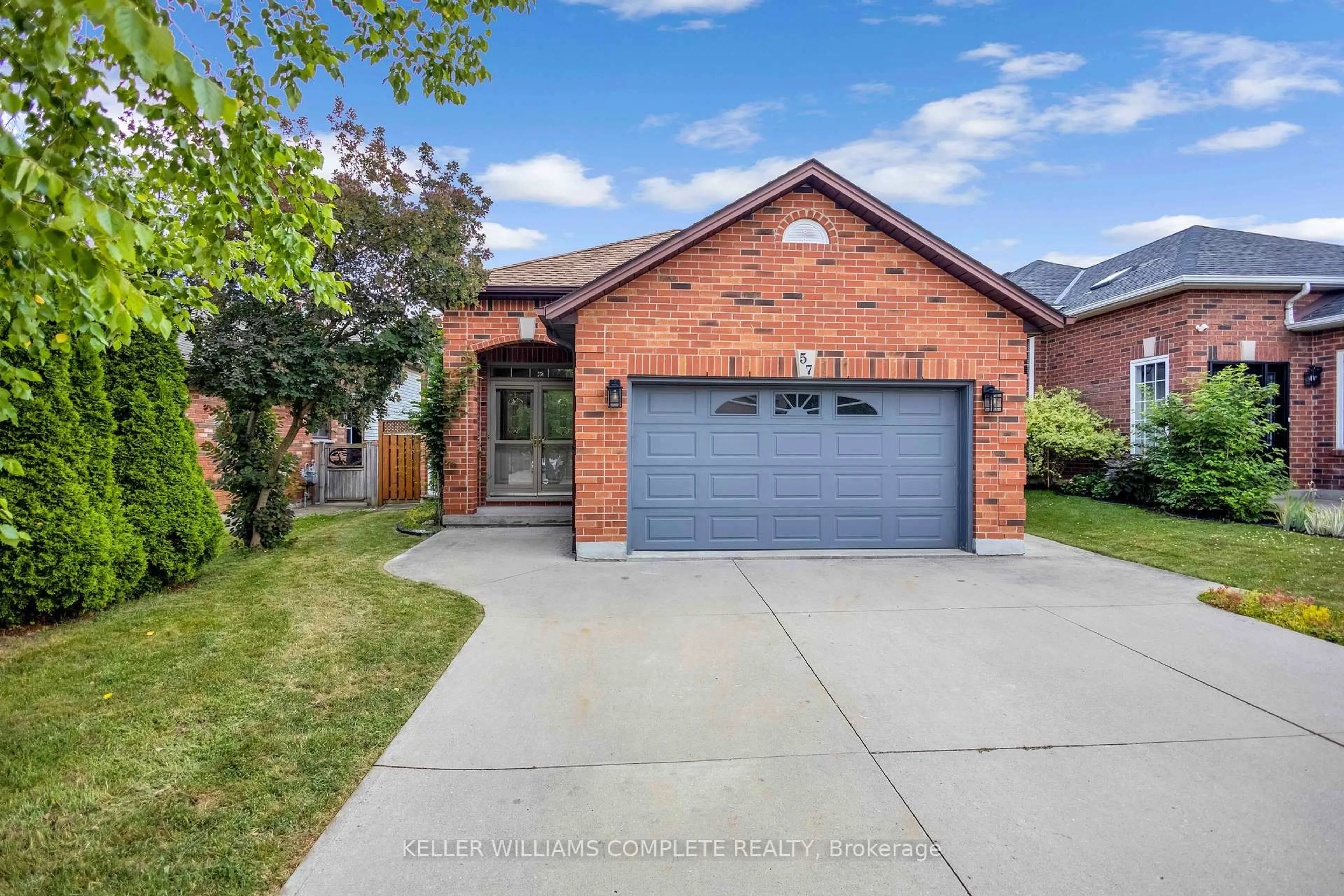 Home with brick exterior material, street for 57 HEPBURN Cres, Hamilton Ontario L9C 7S5