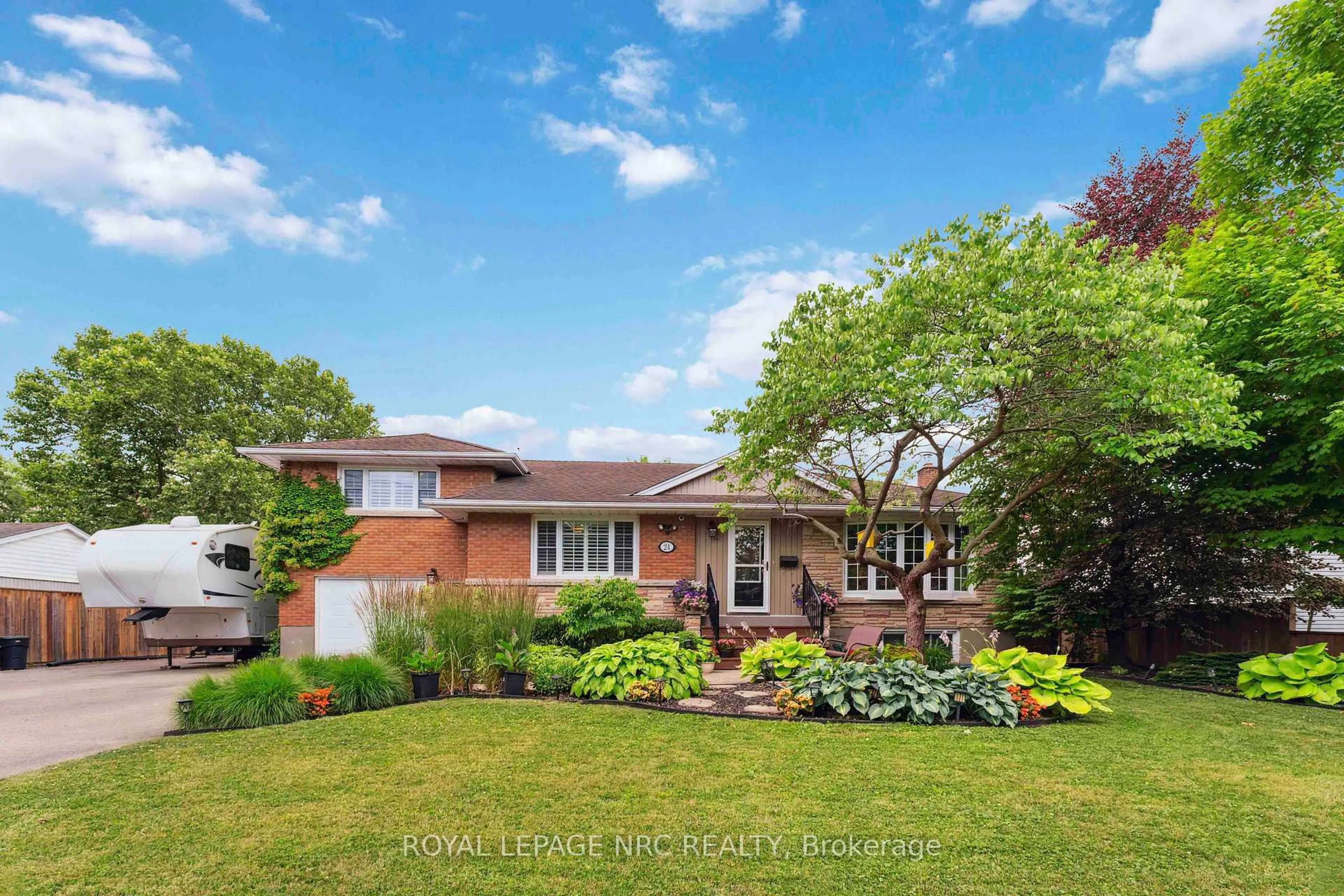 Home with brick exterior material, street for 24 Northdale Dr, St. Catharines Ontario L2M 3N7