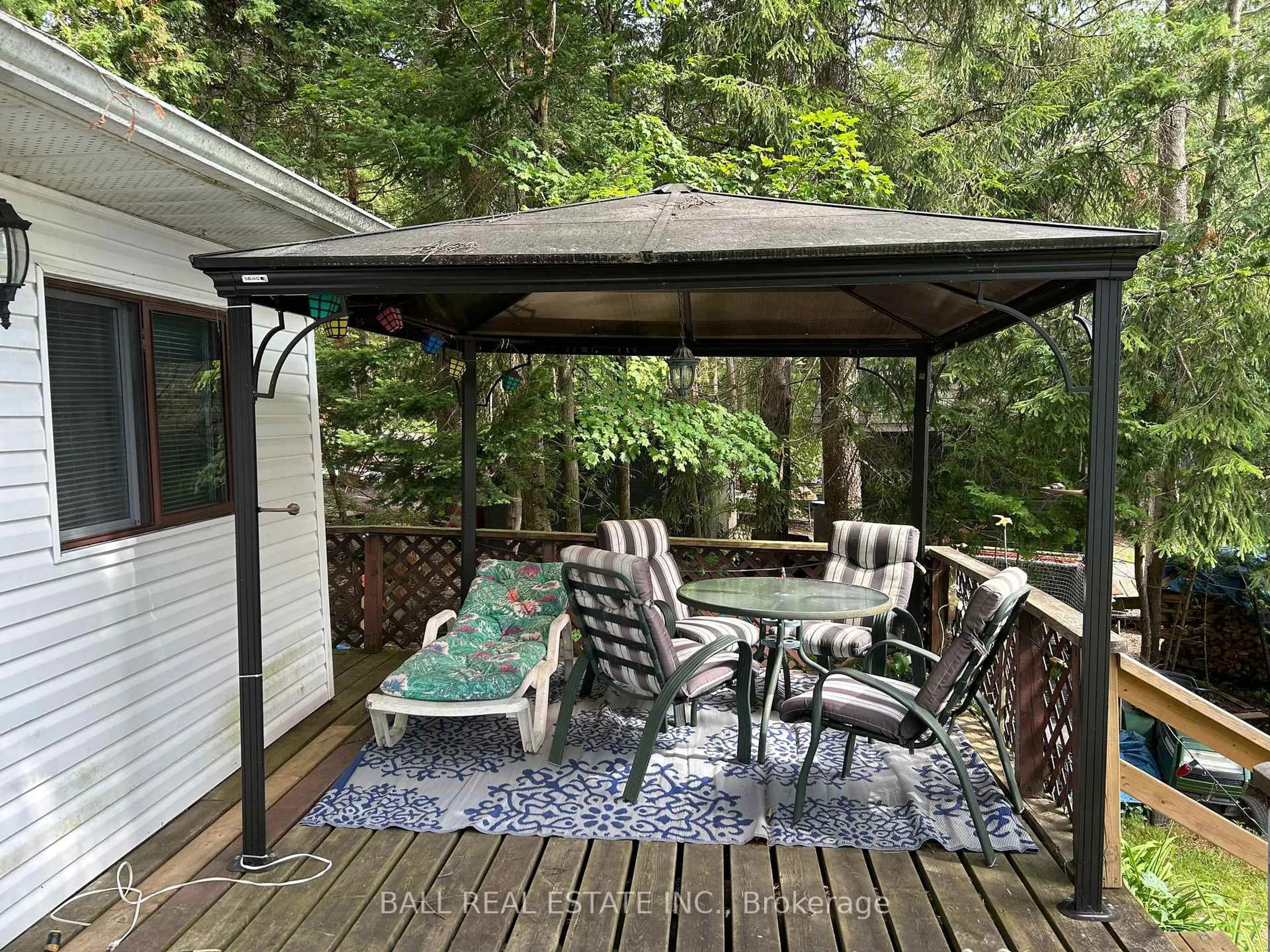 Patio, forest/trees view for 2645 Fire Route 49a, Selwyn Ontario K0L 2H0