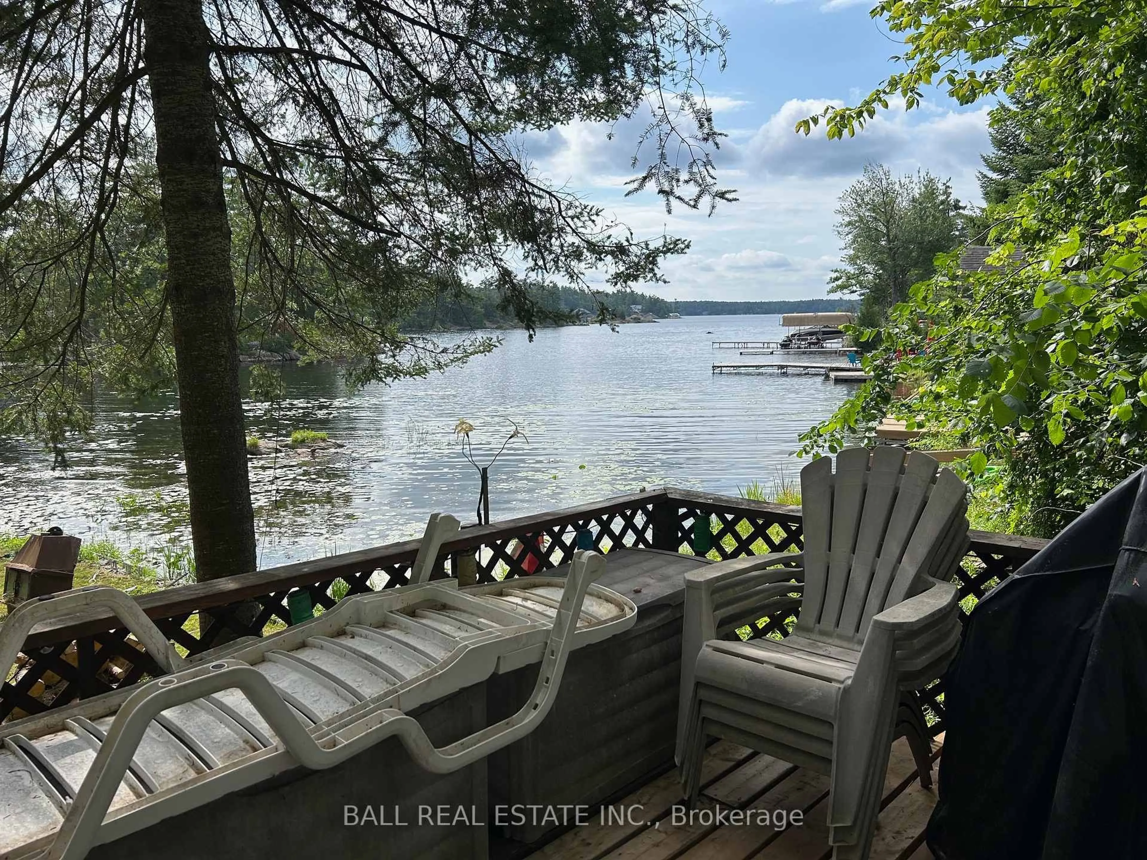 Patio, water/lake/river/ocean view for 2645 Fire Route 49a, Selwyn Ontario K0L 2H0