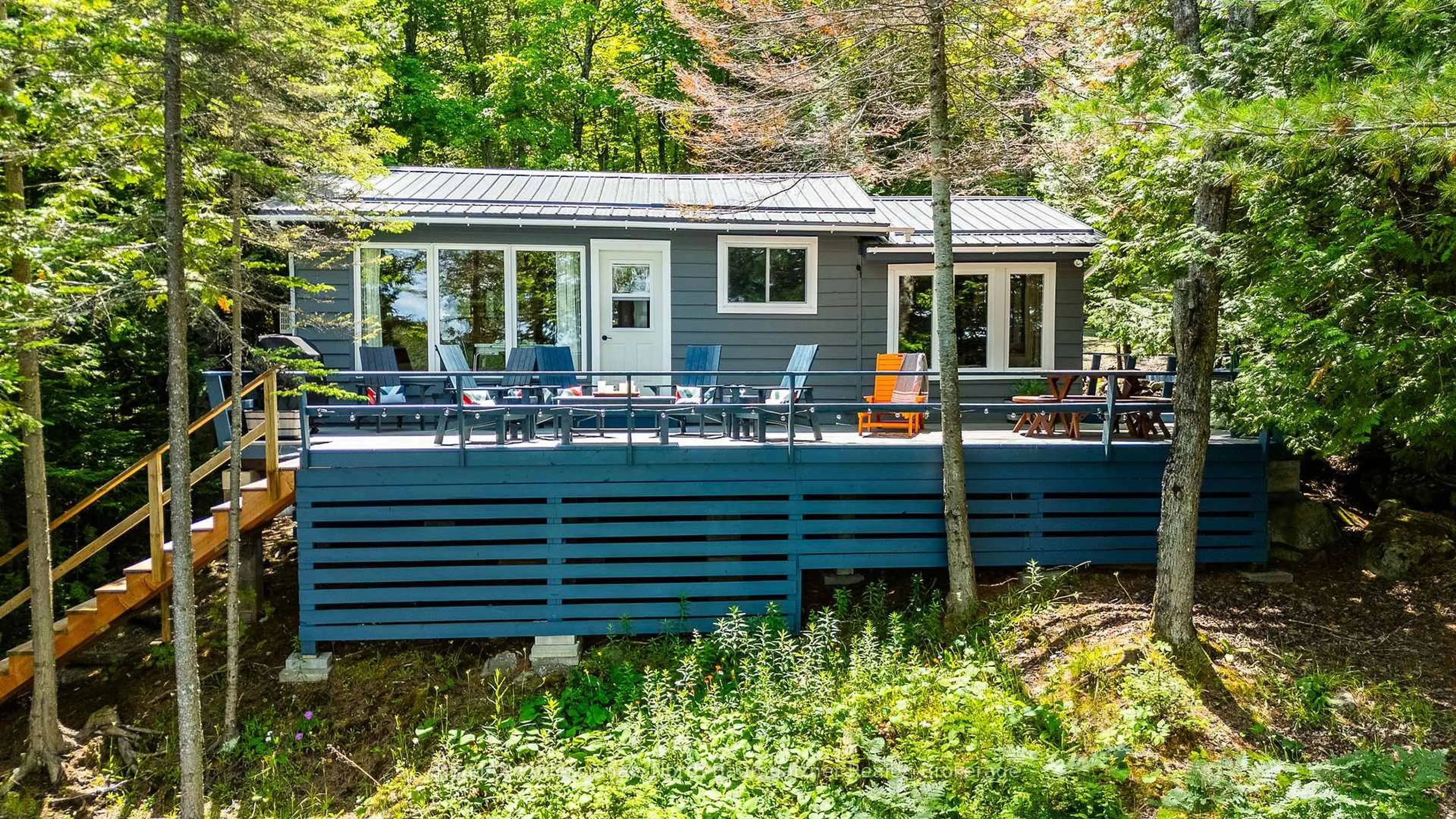 Patio, water/lake/river/ocean view for 1068 Wolverine Dr, Highlands East Ontario K0M 1S0
