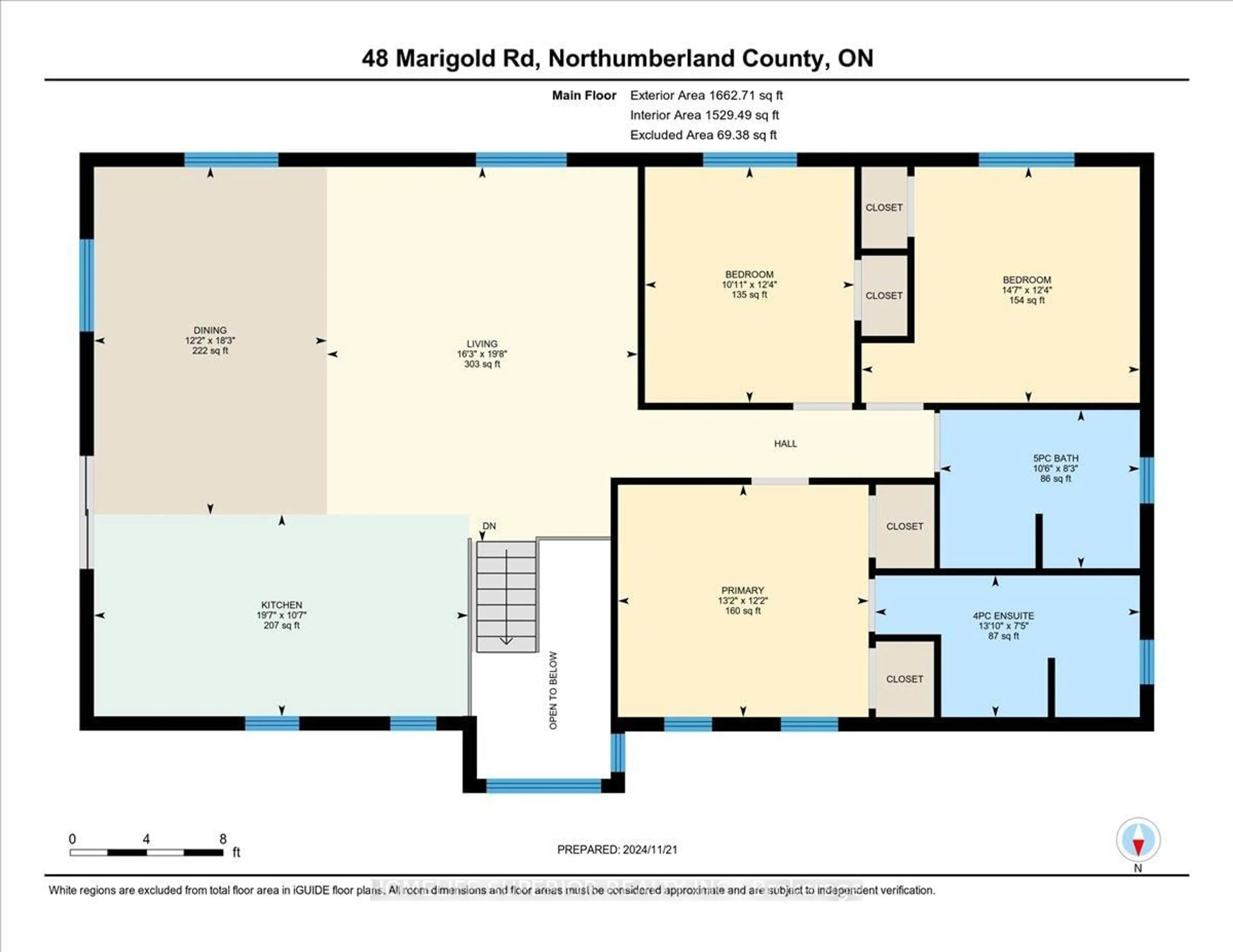 Floor plan for 48 Marigold Rd, Trent Hills Ontario K0L 1Z0