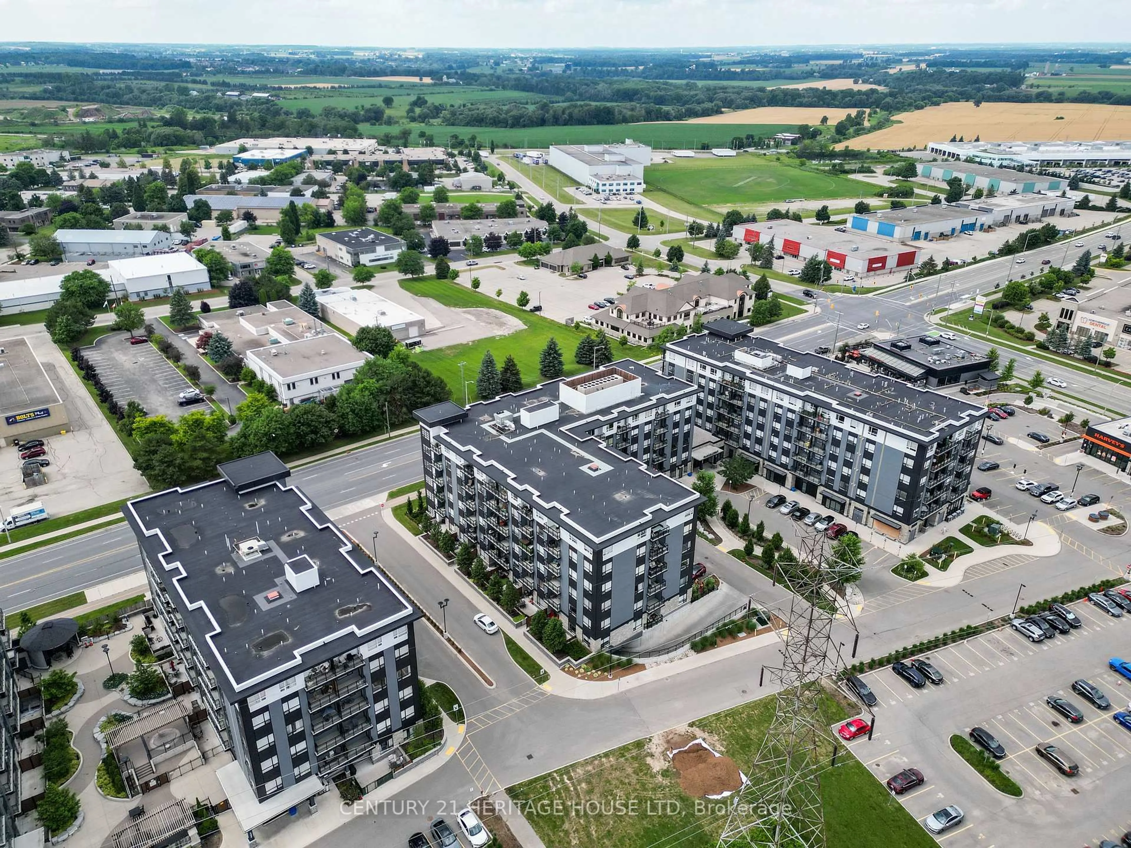 A pic from outside/outdoor area/front of a property/back of a property/a pic from drone, unknown for 251 Northfield Dr #512, Waterloo Ontario N2K 0G9