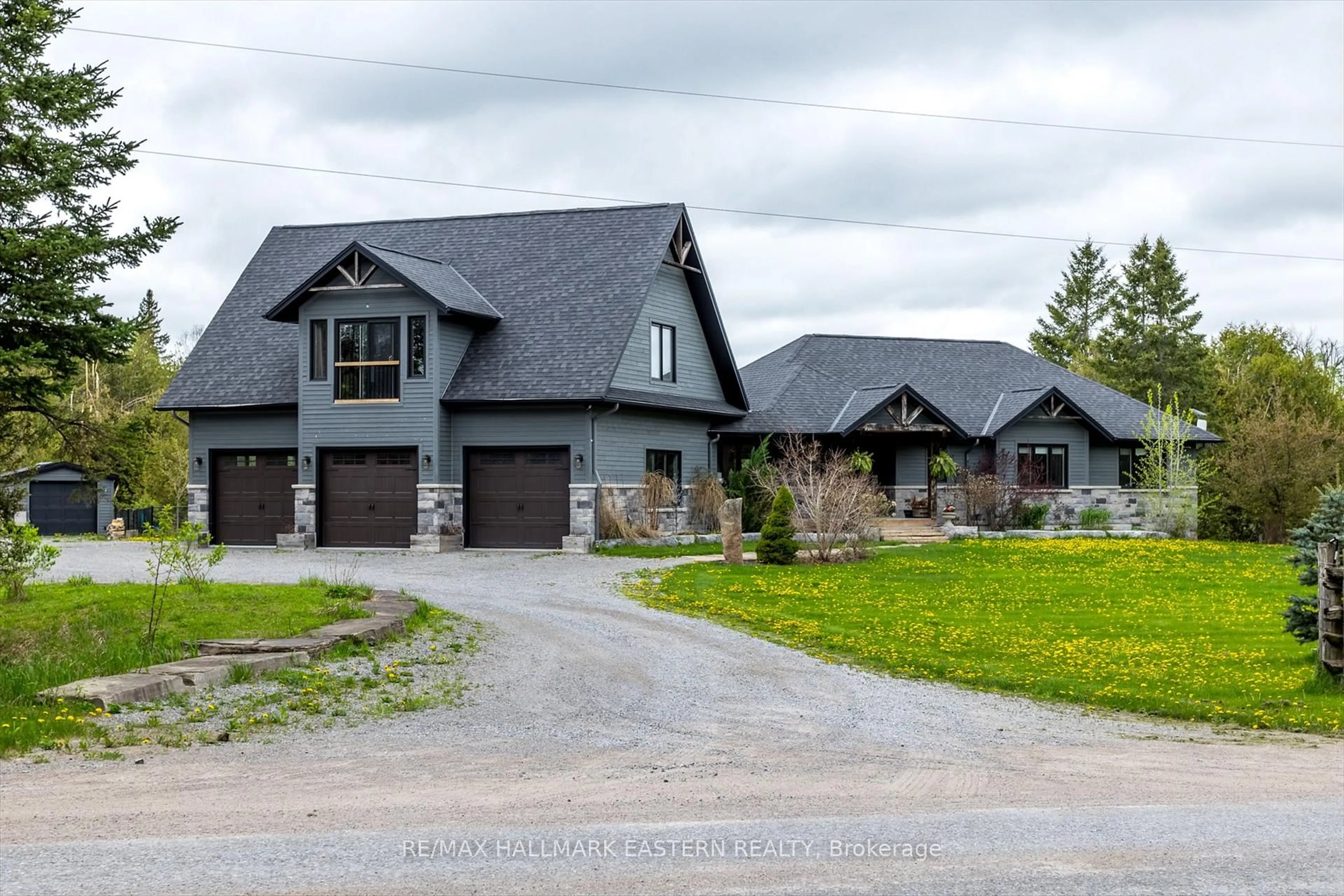 Home with brick exterior material, street for 487 Fairbairn Rd, Kawartha Lakes Ontario K0M 1A0