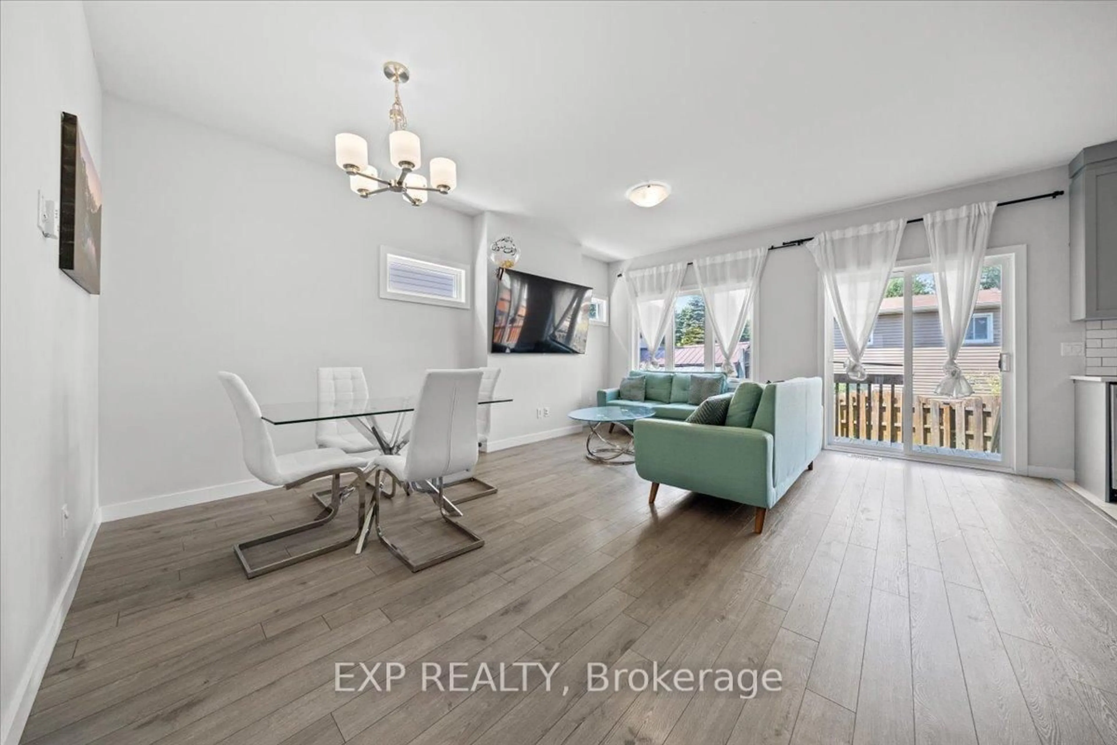 Living room with furniture, wood/laminate floor for 14 LIVYA St, The Nation Ontario K0A 2M0