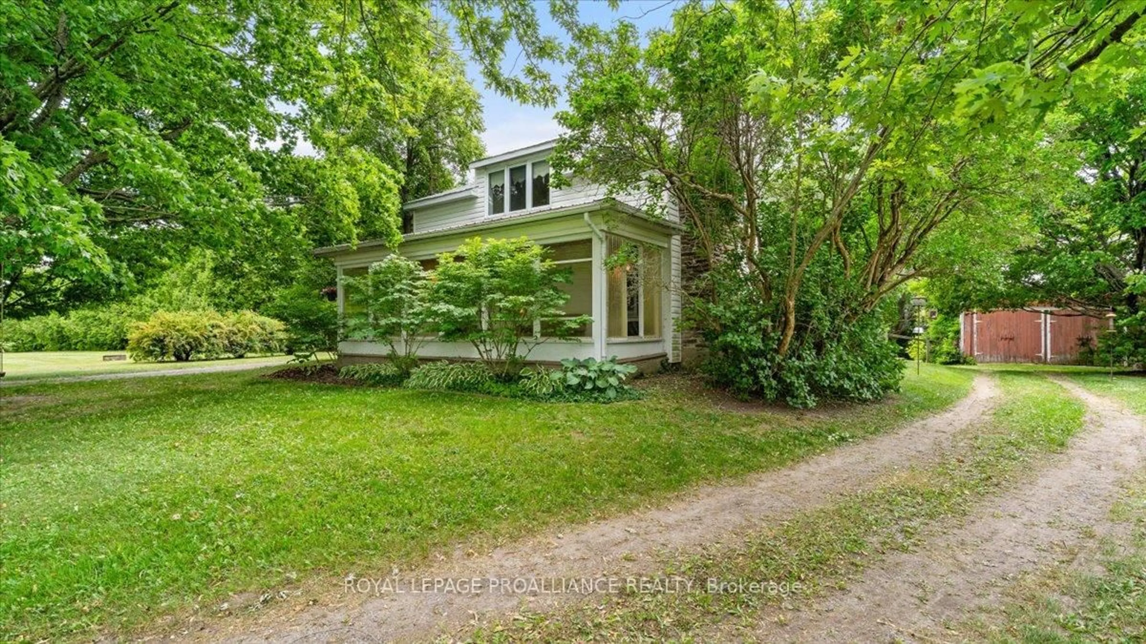 A pic from outside/outdoor area/front of a property/back of a property/a pic from drone, street for 75 Pierce Rd, Prince Edward County Ontario K0K 1G0